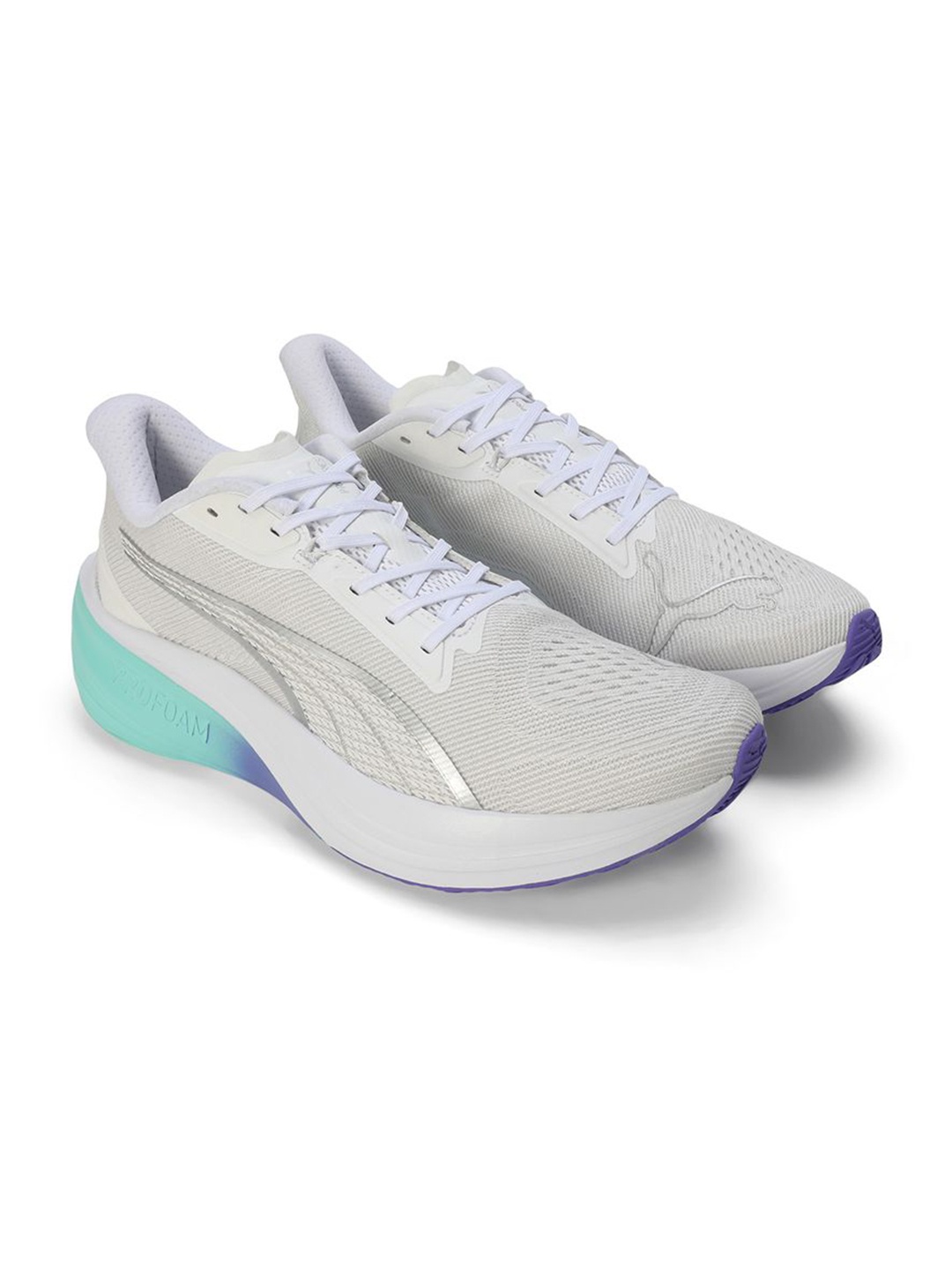 

Puma Darter Pro Fade Res Unisex Running Shoes, White