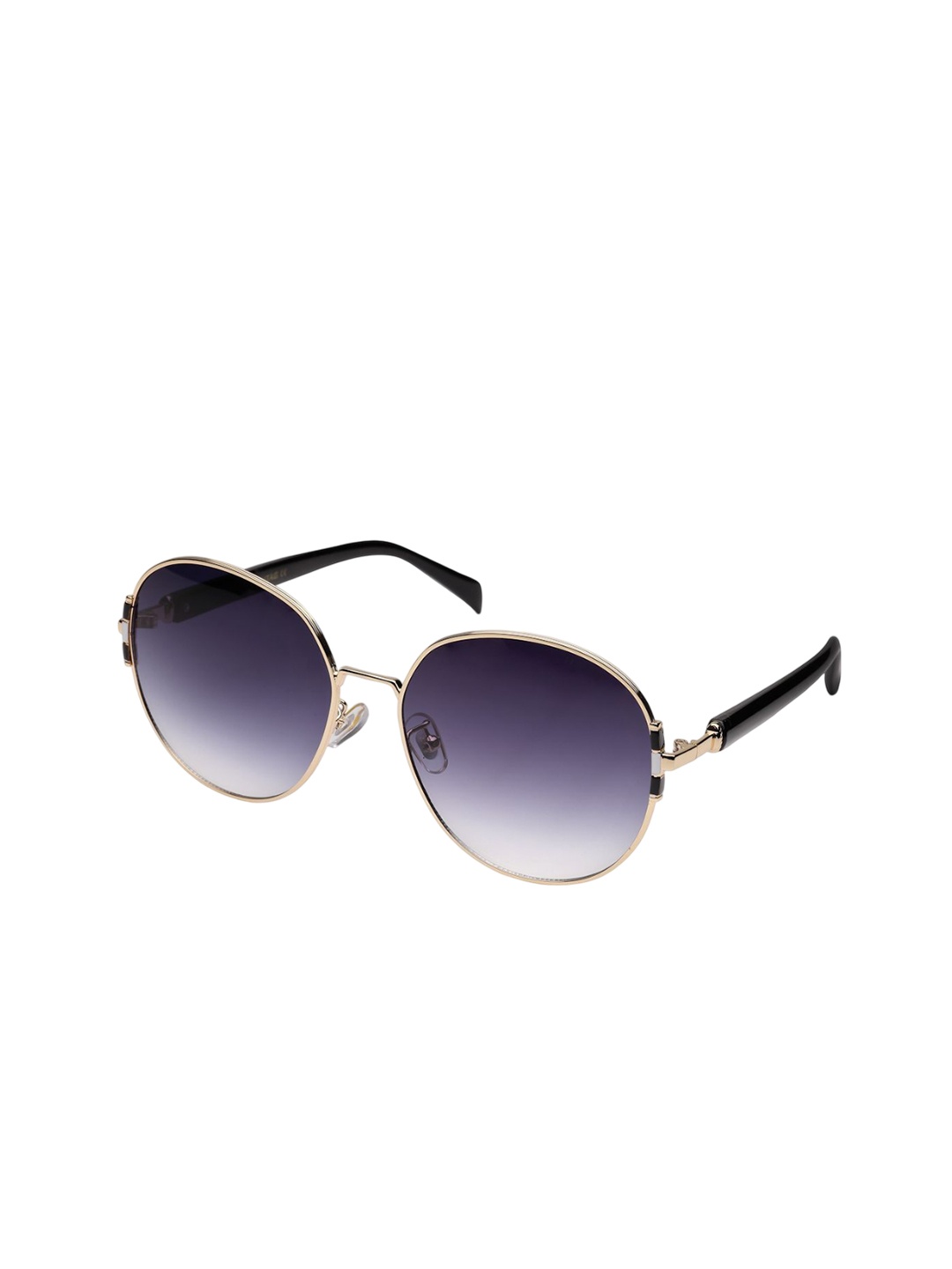 

HASHTAG EYEWEAR Women Oversized Sunglasses with Polarised and UV Lens SEVA-5G32-BLK, Purple