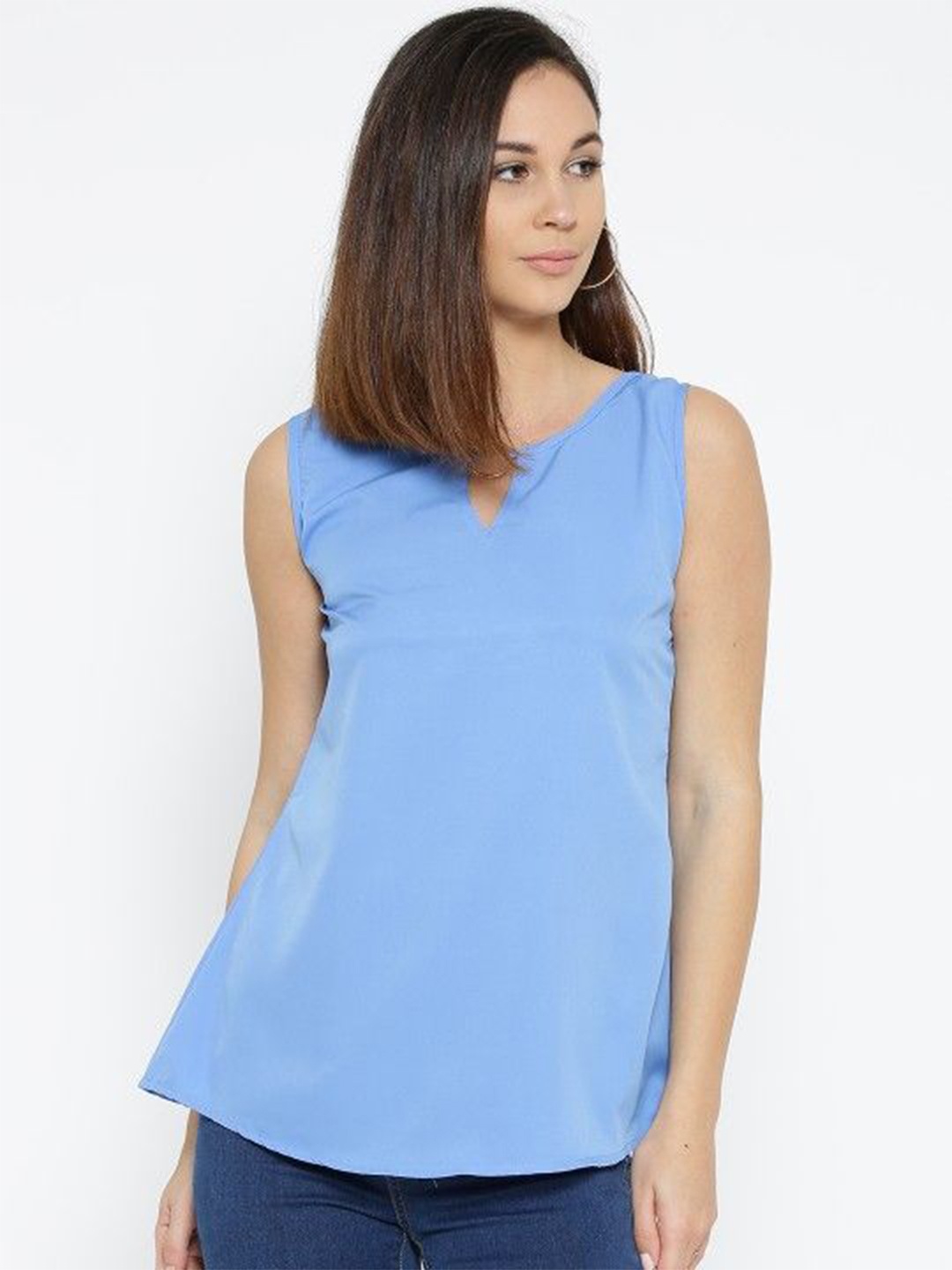 

Moda Rapido Women A-Line Top, Blue