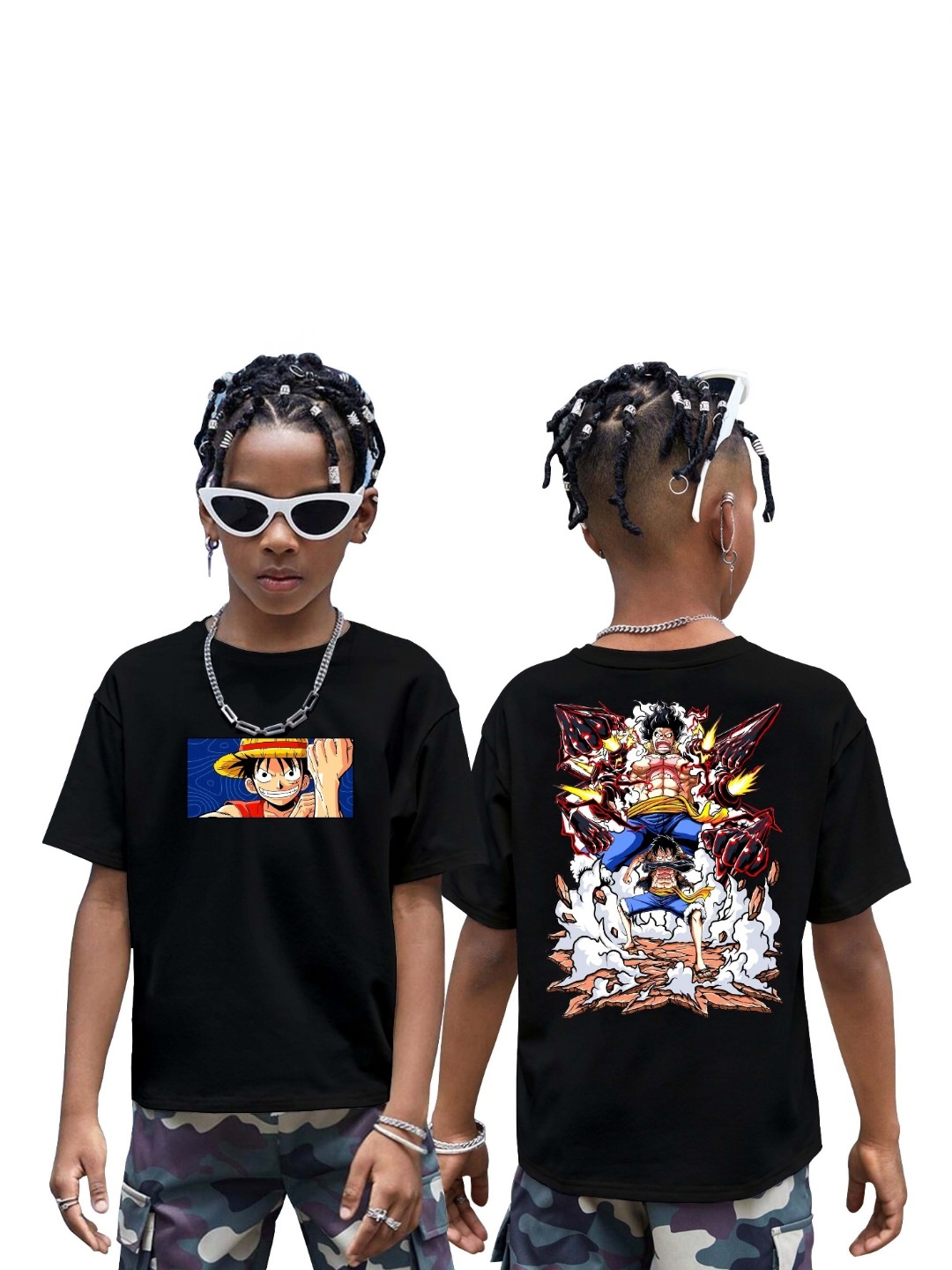 

BAESD Boys Printed T-shirt, Black