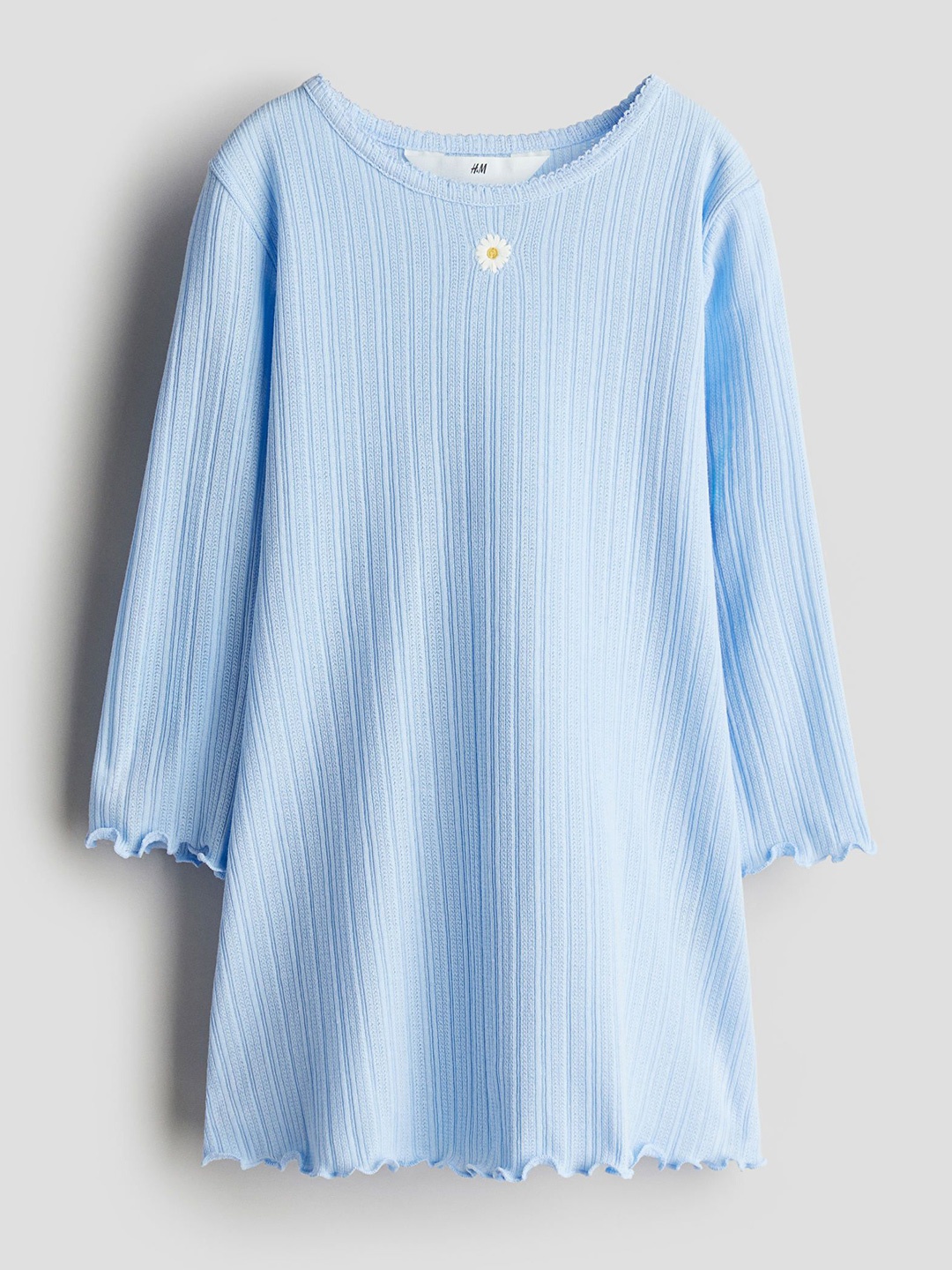 

H&M Long-Sleeved Jersey Dress, Blue
