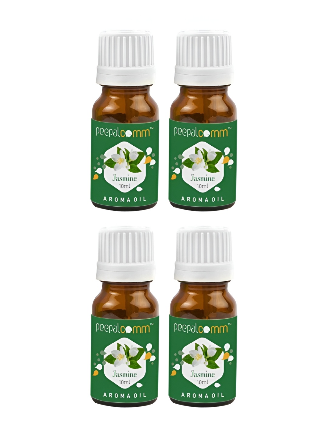 

PEEPALCOMM 4-Pcs Black Jasmine Aroma Oils - 10 ml