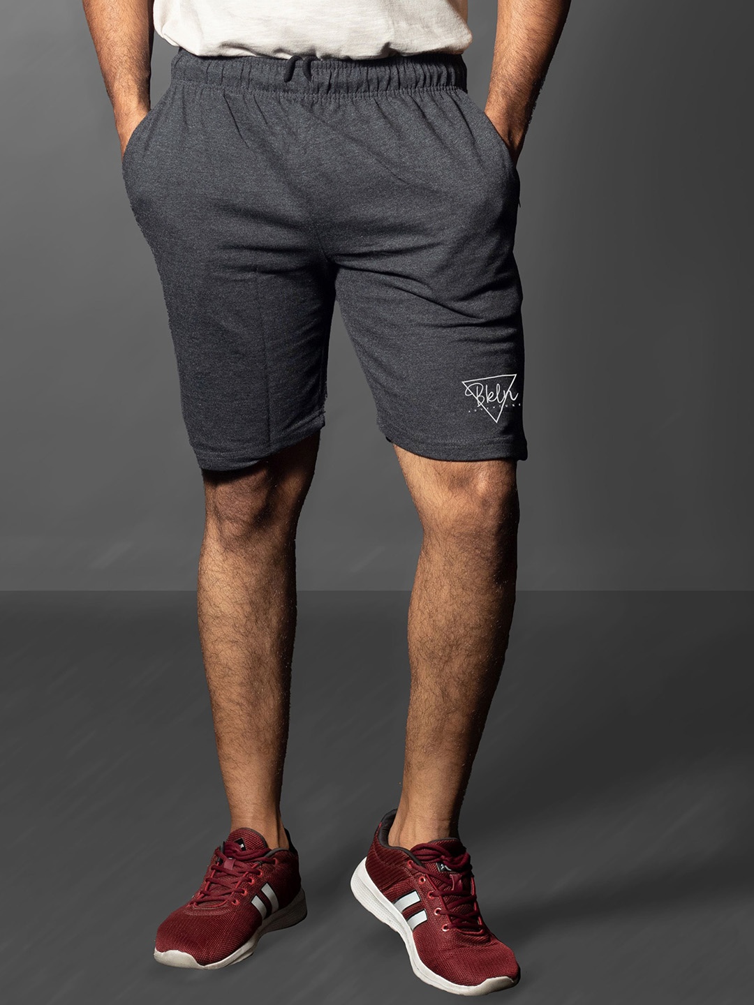 

Moda Rapido Men Cotton Regular Fit Outdoor Shorts, Charcoal