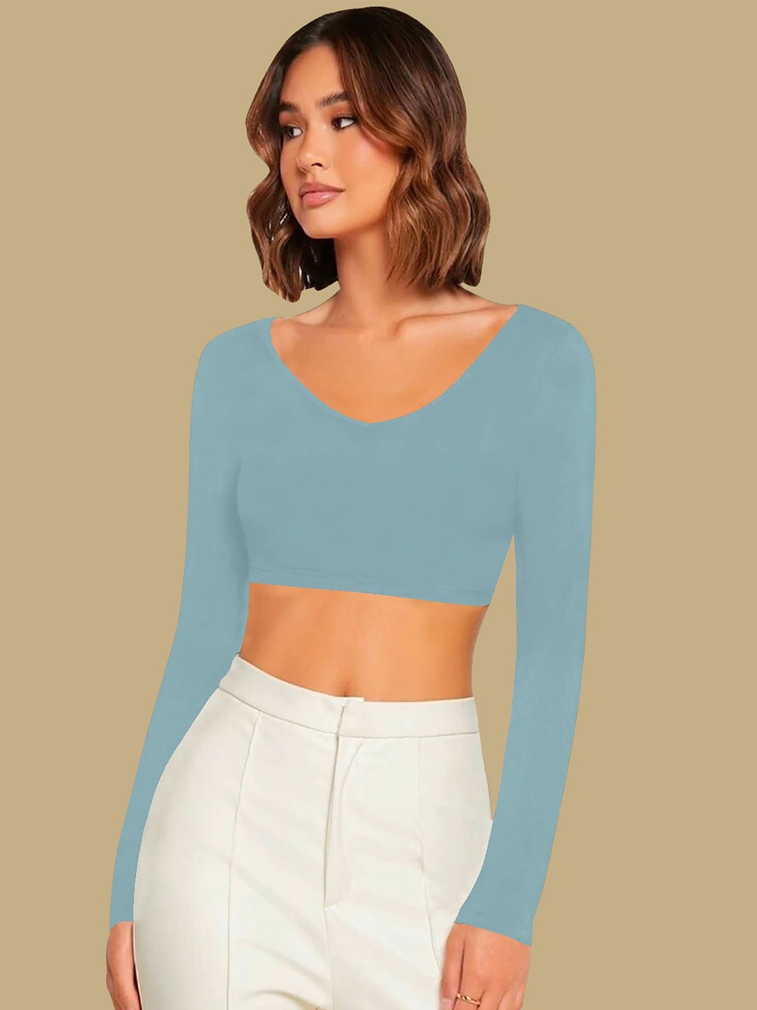 

Dream Beauty Fashion Crop Top, Teal