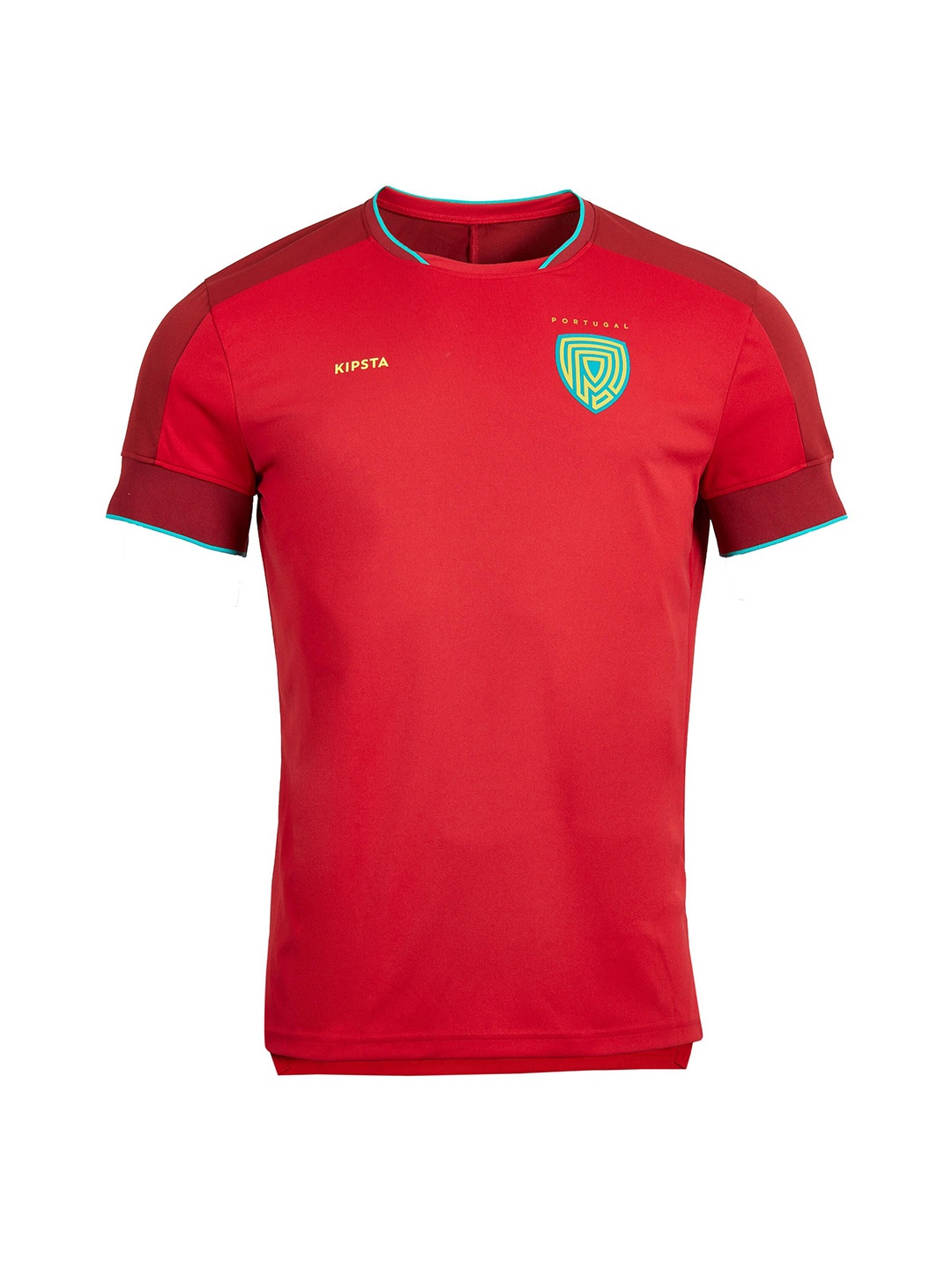 

Kipsta By Decathlon Men Solid Round Neck T-shirt, Red