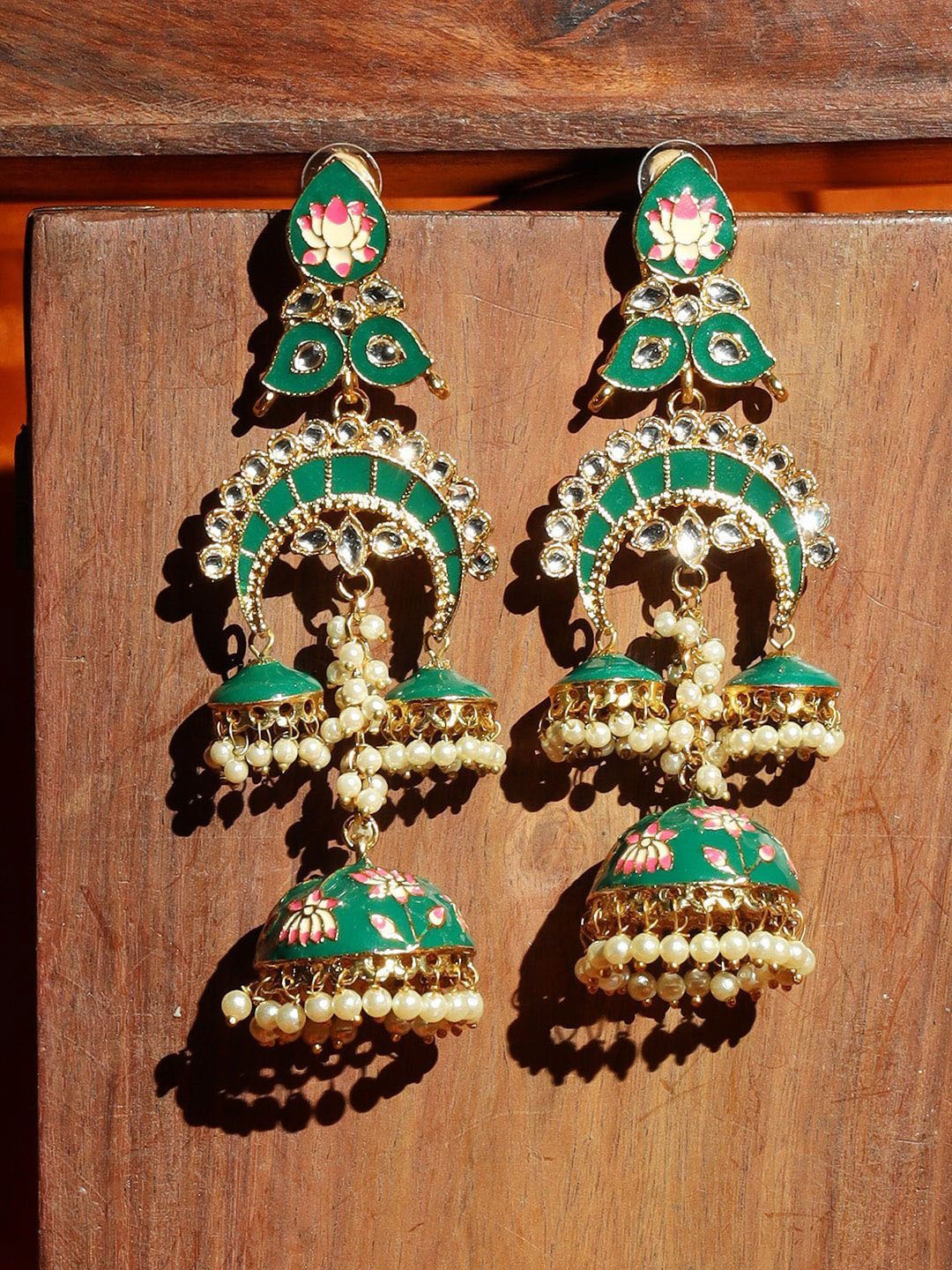 

Anouk Gold-Plated Dome Shaped Drop Earrings