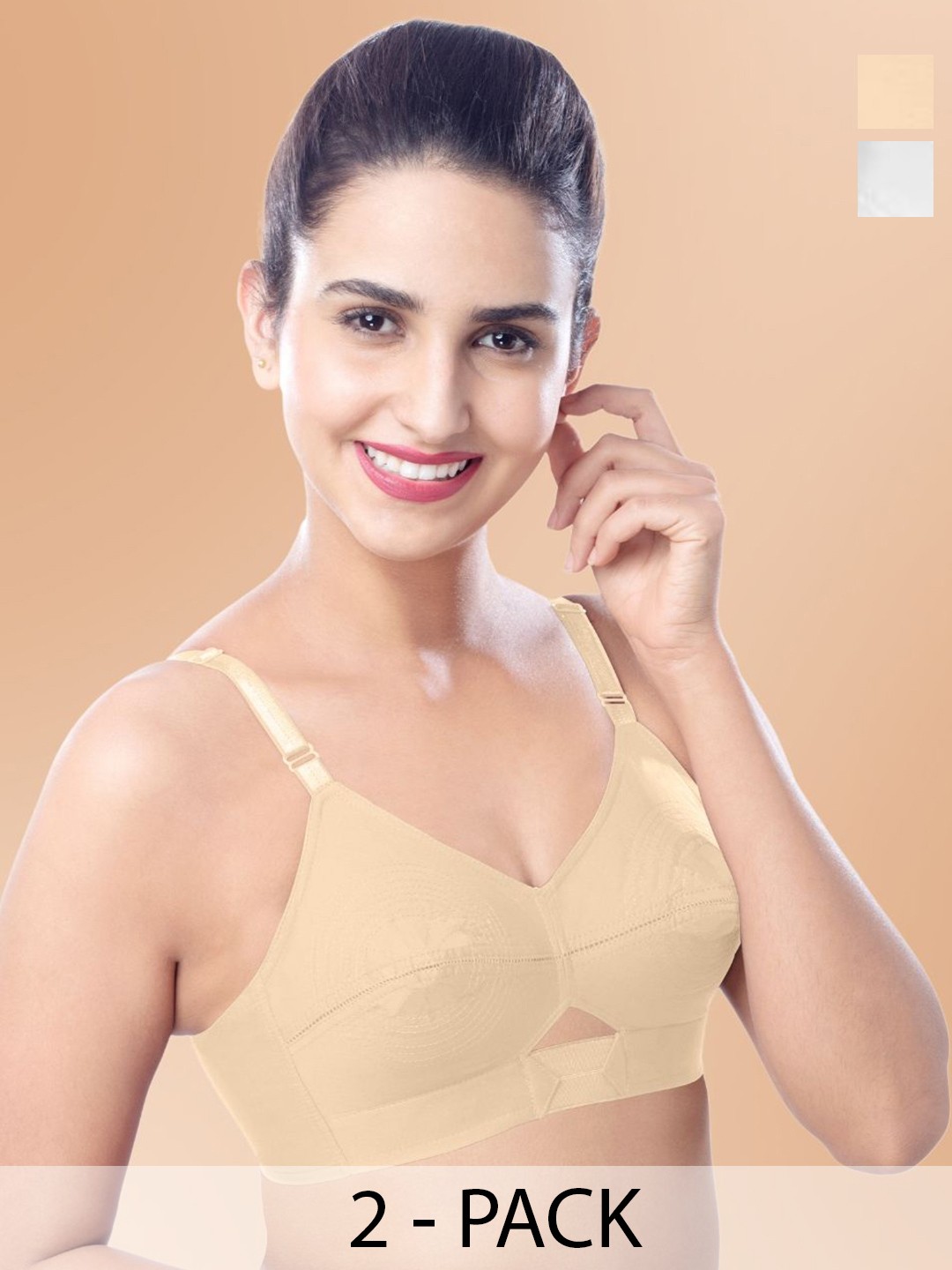 

BRIDA LADIES INNERWEAR Bra Full Coverage, White