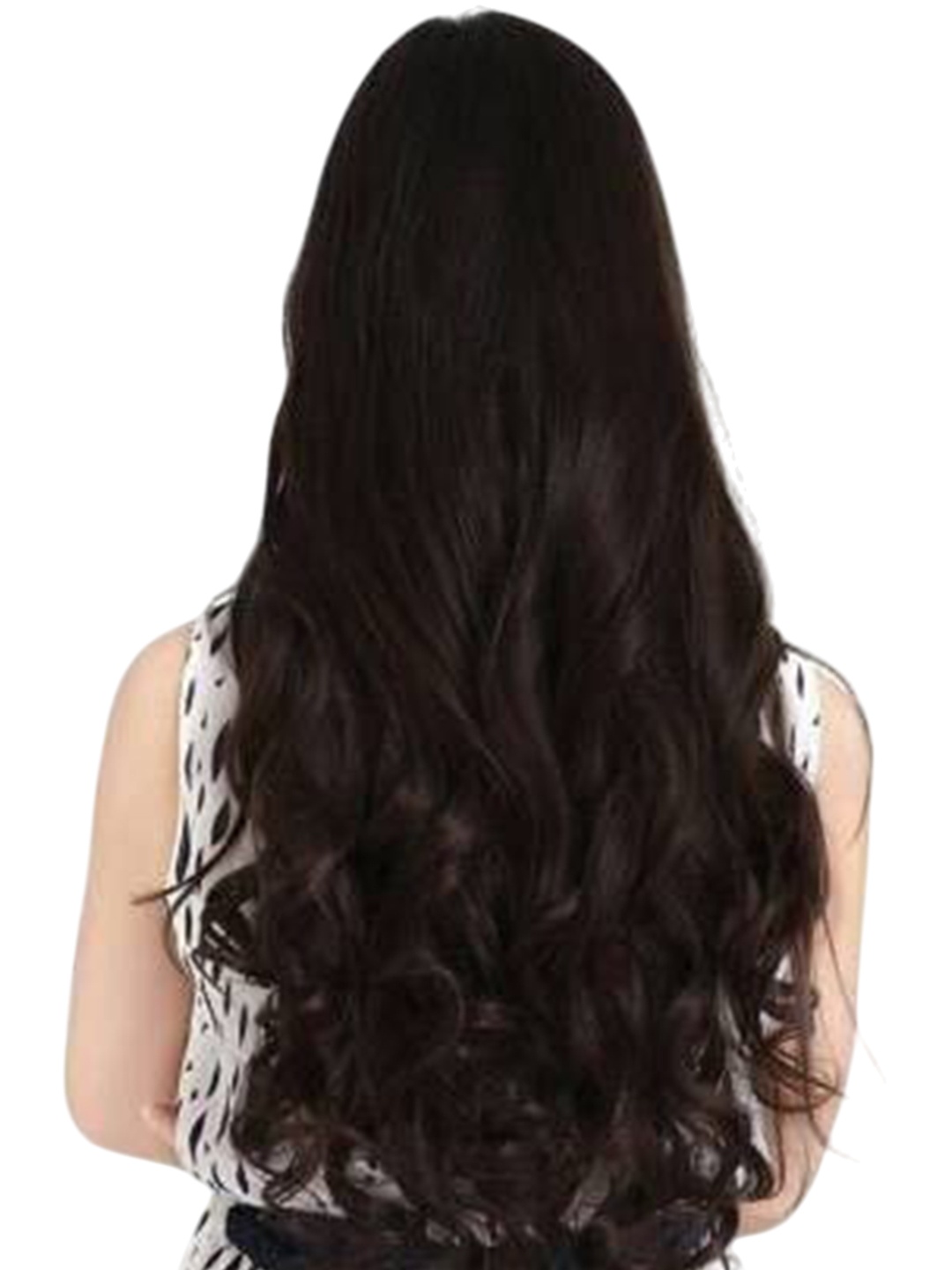 

camola deva Wavy Clip-In Hair Extension - Brown - 24 Inch