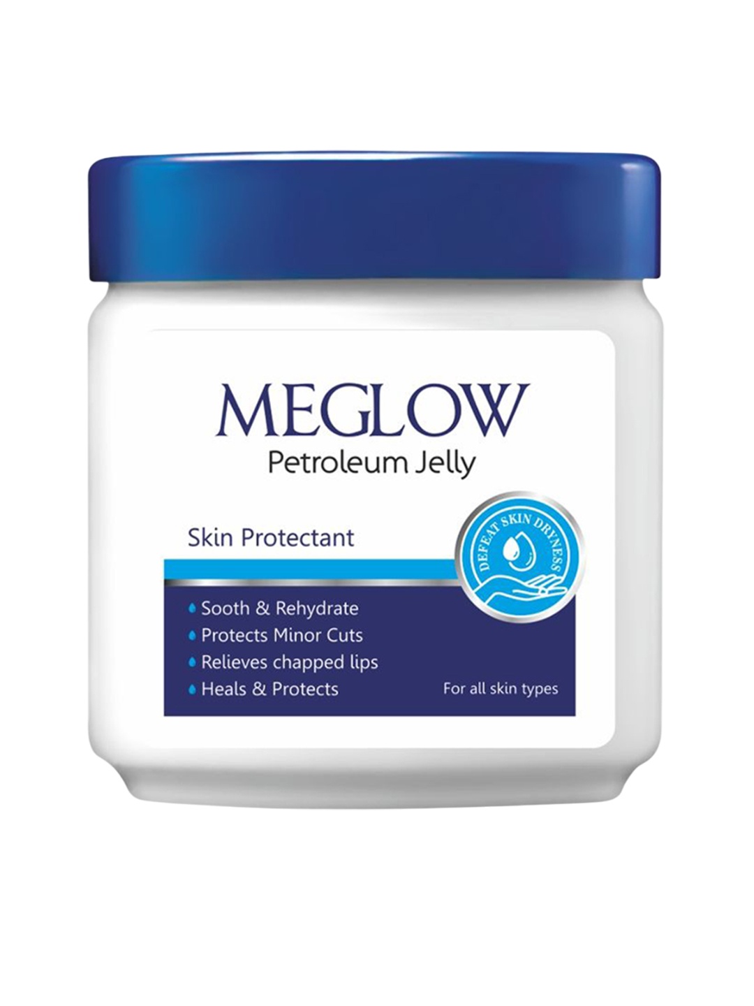 

Meglow Set Of 6 Petroleum Jelly - 100 g Each, White