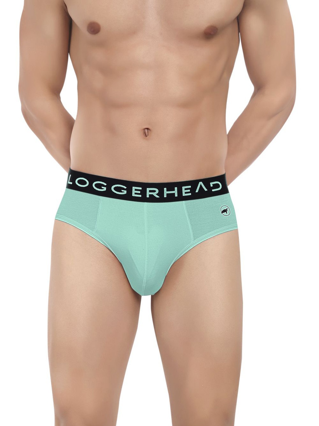 

LOGGERHEAD Cotton Basic Brief LHMB013-Water, Blue