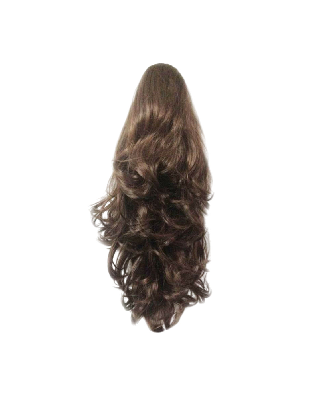 

camola deva Clip-In Curly Hair Extension - Brown - 22 Inch
