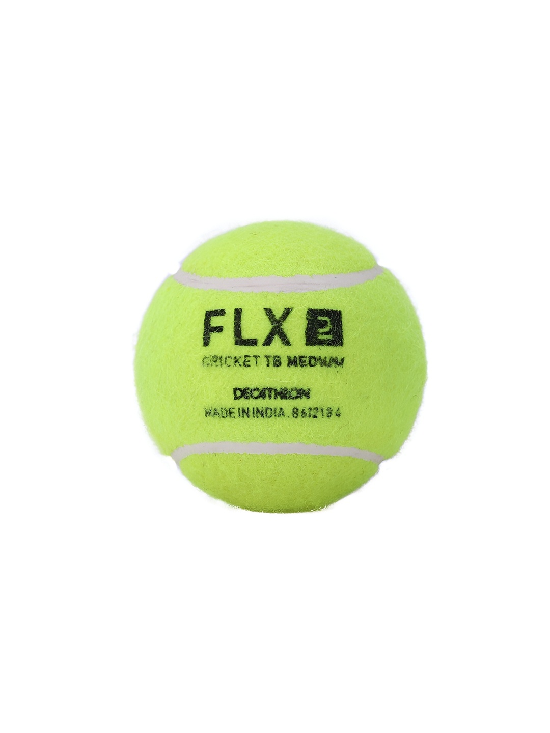 

FLX By Decathlon Medium Tennis Cricket Ball, Yellow