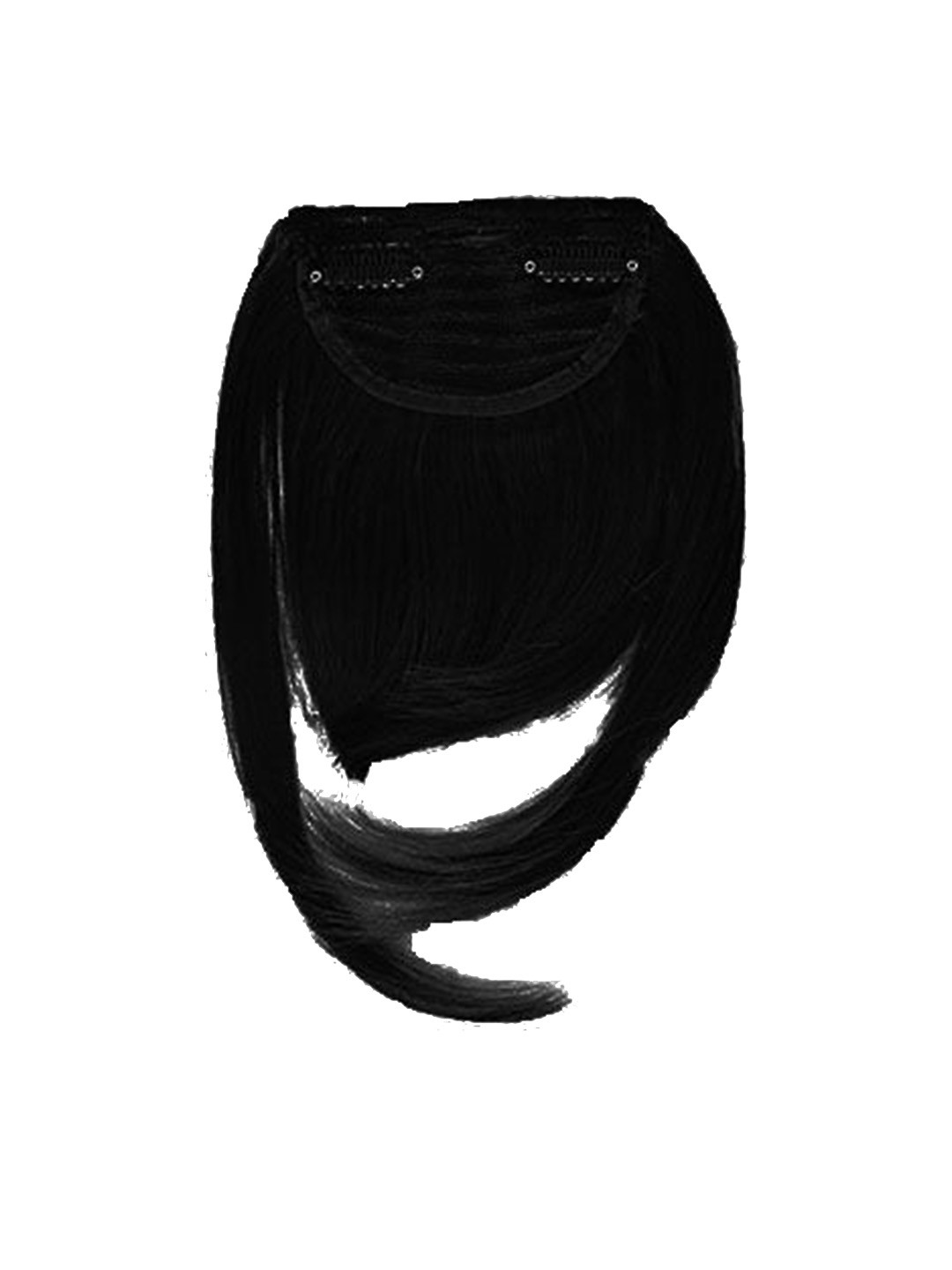 

camola deva Tape-In Scalp Toupee Straight Hair Extension - Black - 6 Inch
