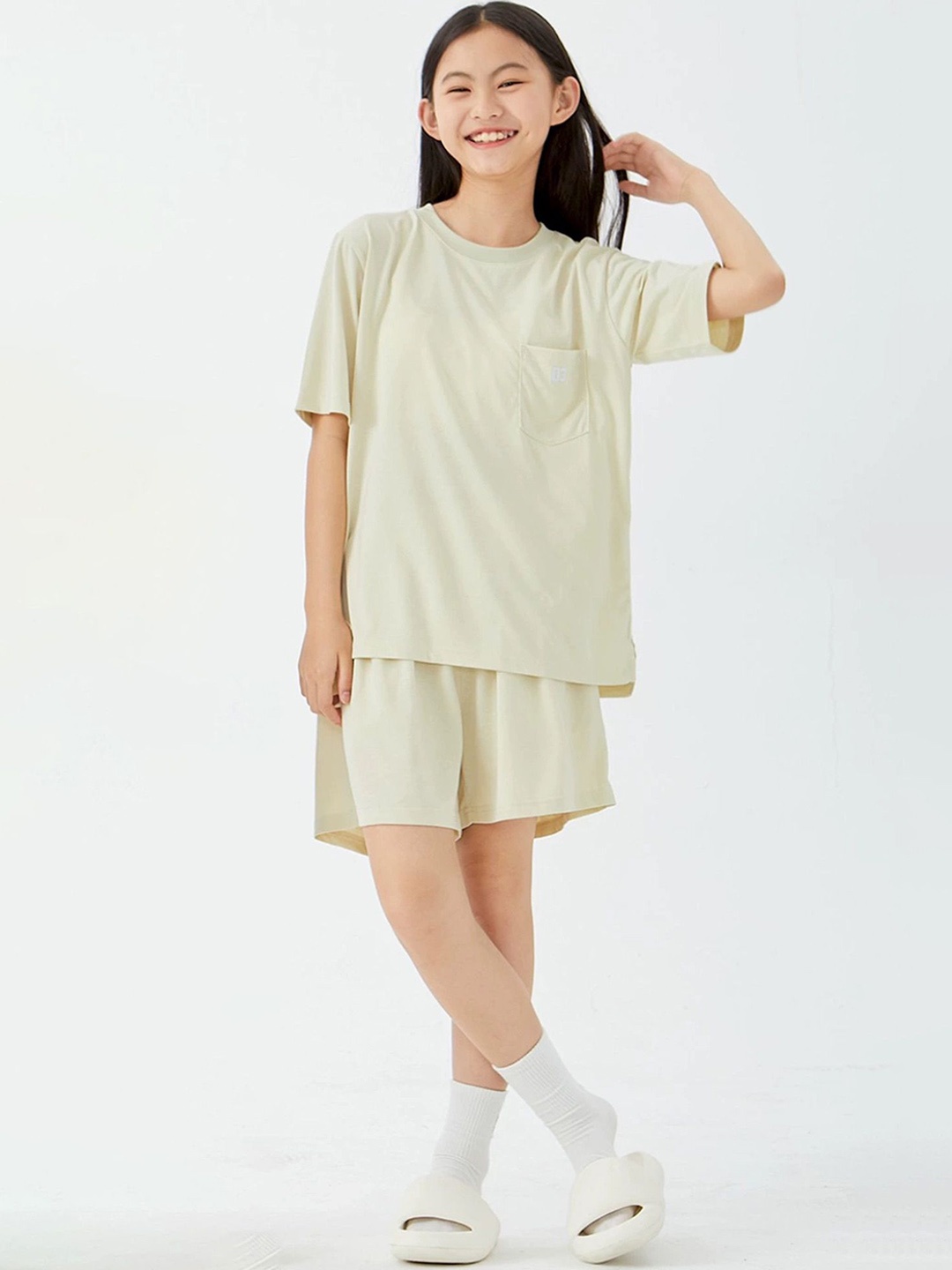 

LULU & SKY Girls Night suit, Green