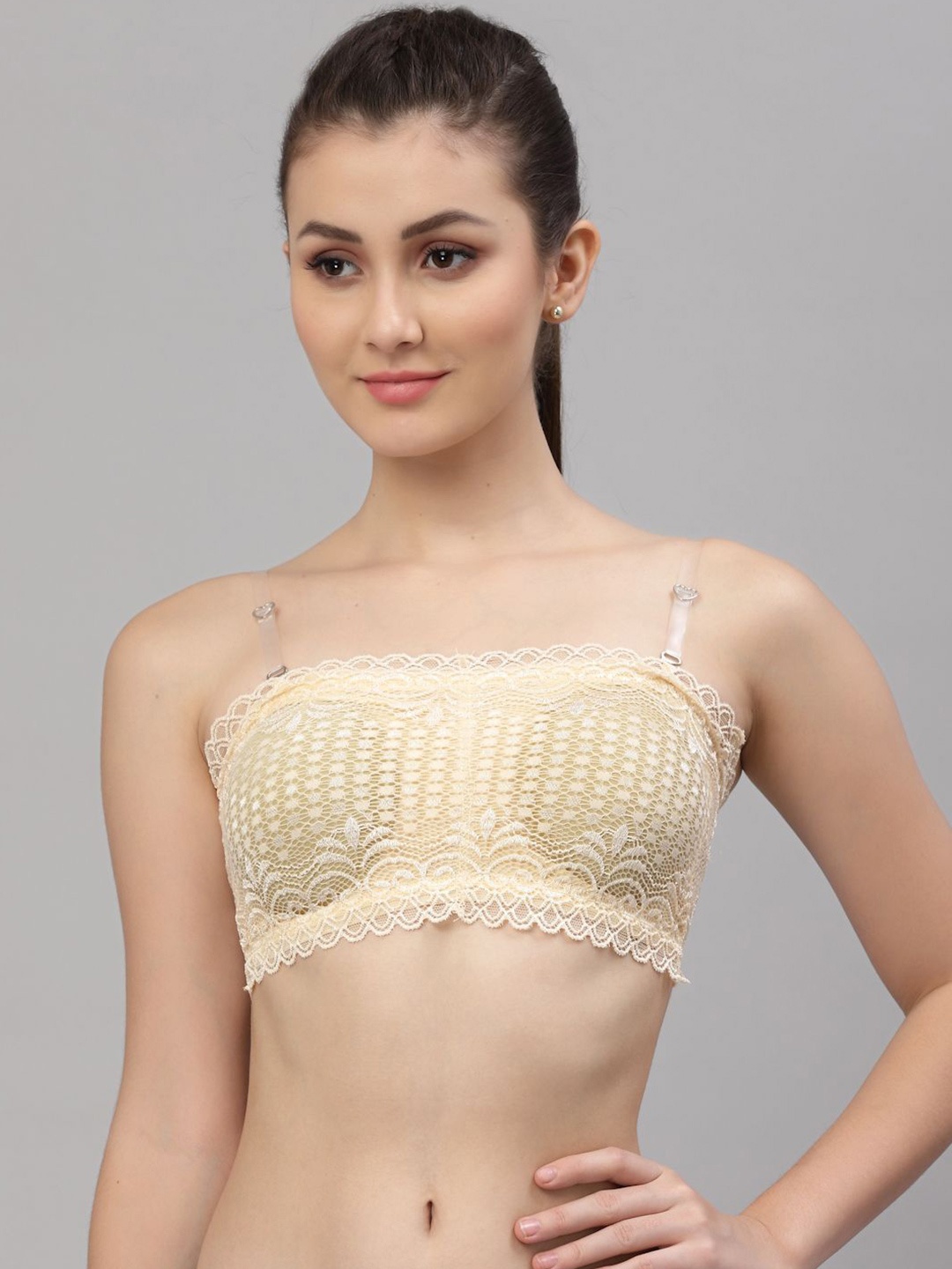 

Friskers Bra Half Coverage Lightly Padded, Beige