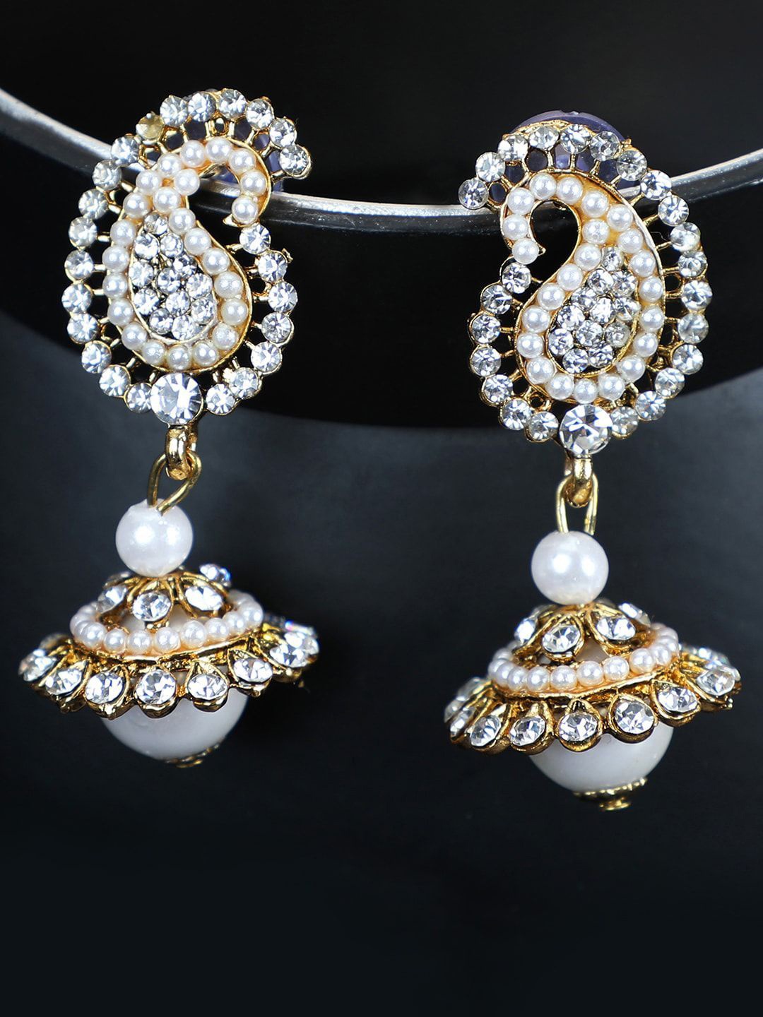 

Anouk Gold-Plated Contemporary Jhumkas