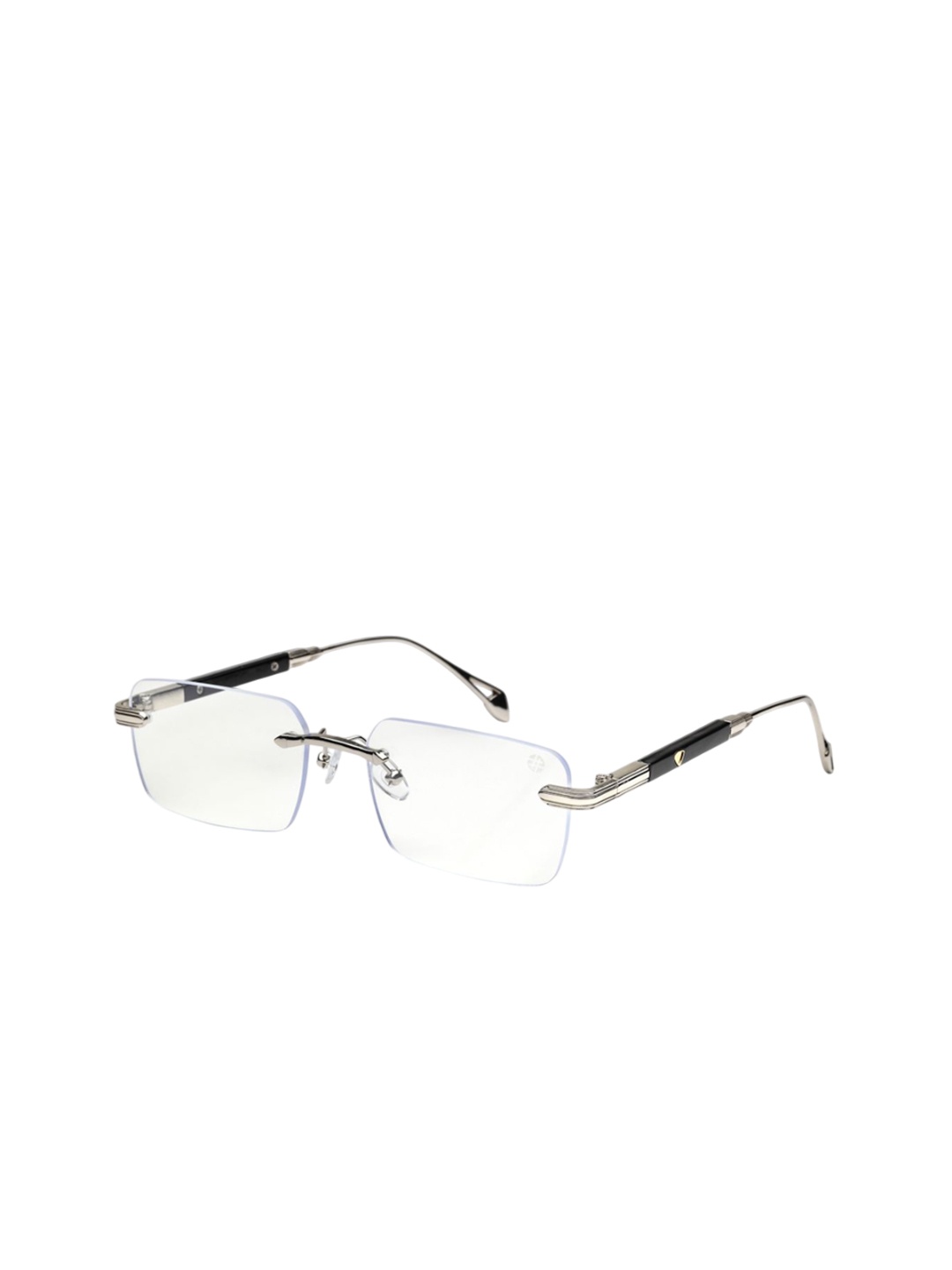 

HASHTAG EYEWEAR Men Square Sunglasses with Polarised and UV Protected Lens ICE-S2660-C4, Transparent