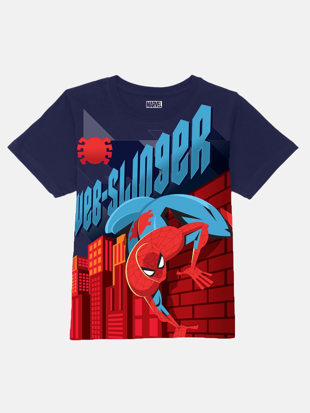 

Wear Your Mind Boys Printed Pockets T-shirt, Blue