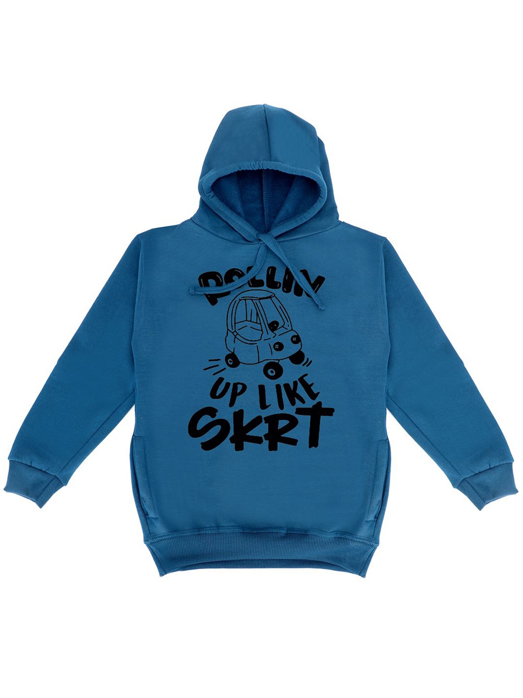 

Fabvio Plus Kids Graphic Printed Hooded Sweatshirt, Blue