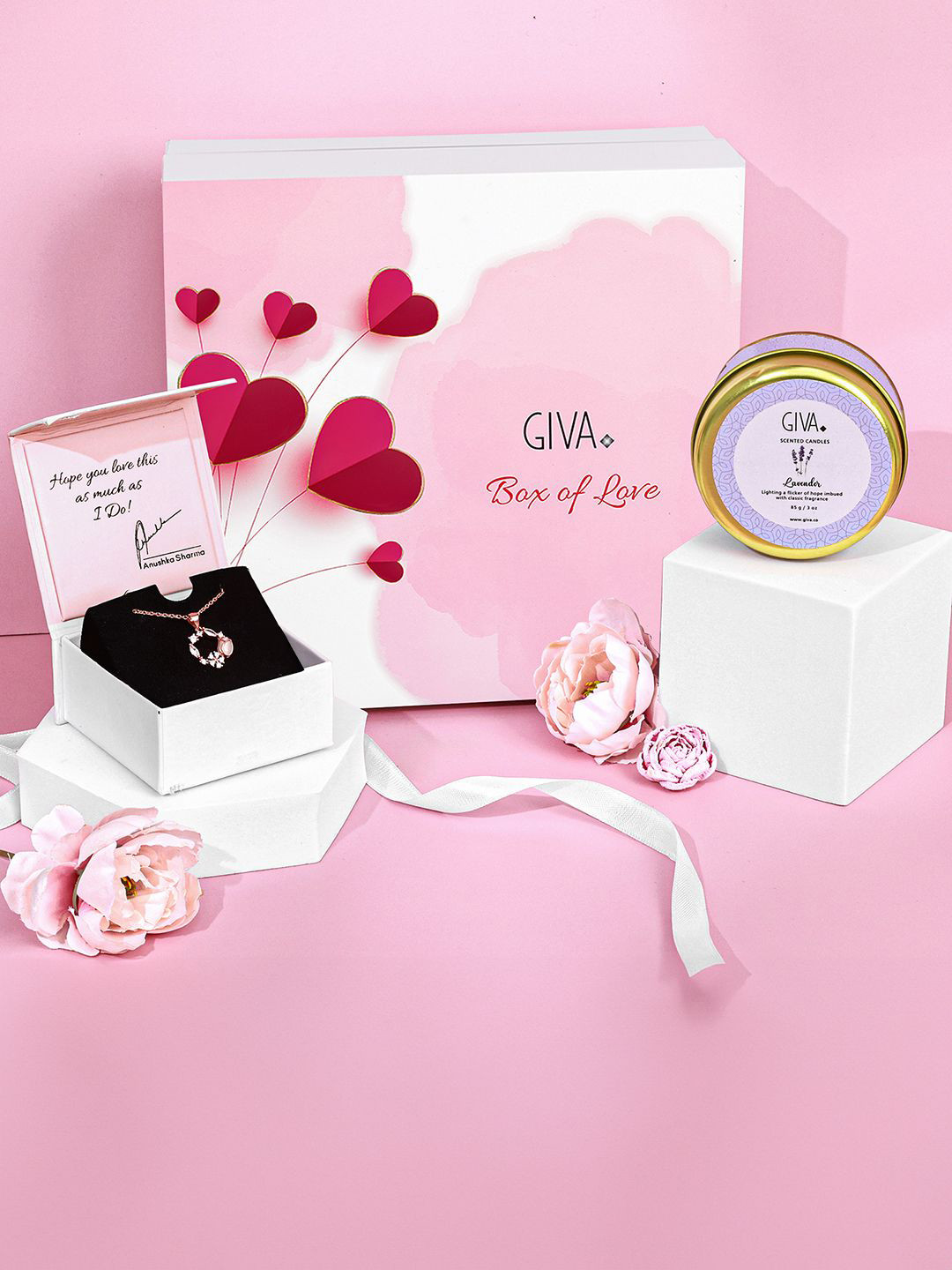 

GIVA 925 Silver Forever in Bloom Gift Box, Rose gold
