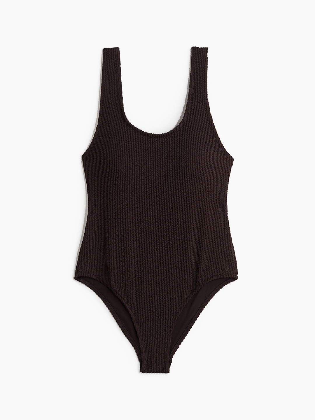 

H&M Padded-Cup Swimsuit, Brown