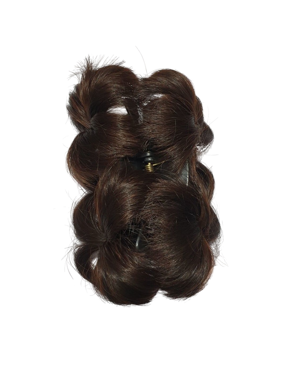 

camola deva Clip-In Wavy Juda Bun Hair Extension - Brown - 6 Inch