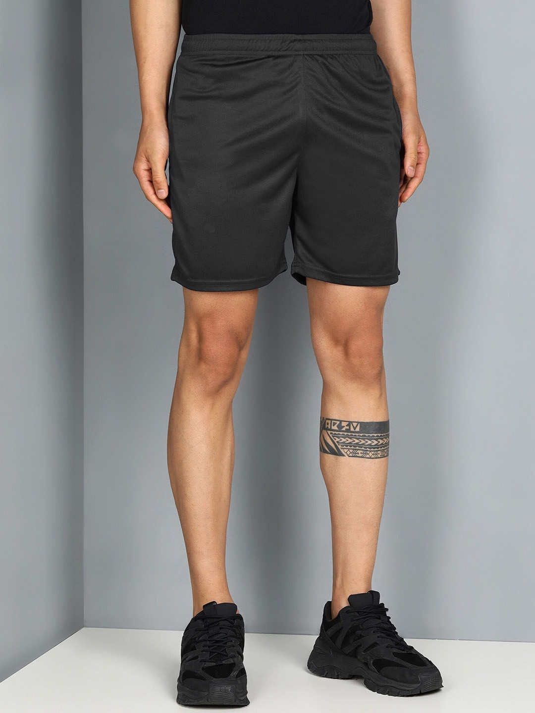 

Moda Rapido Men Slim Fit Training or Gym Sports Shorts, Black