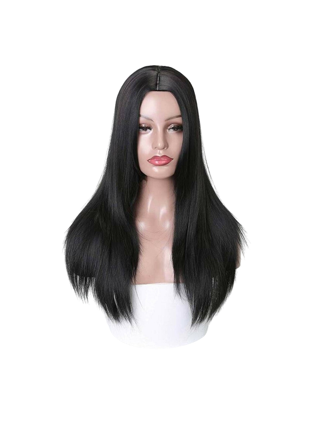 

camola deva Halo Straight Scalp Topper Hair Extension- Black- 36 Inch