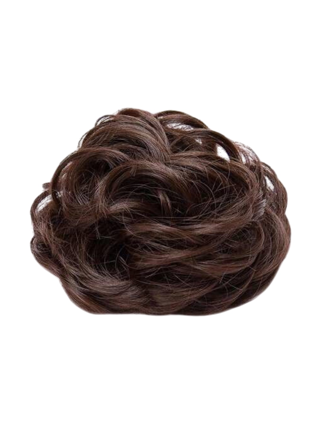

camola deva Clip-In Curly Bun Hair Extension - Brown - 15.24 cm