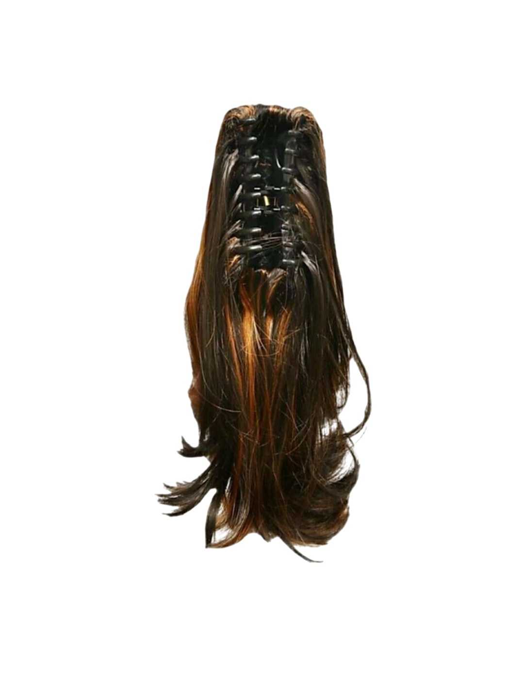 

camola deva Clip-In Straight Ponytail Hair Extension - Golden - 20 Inch, Gold