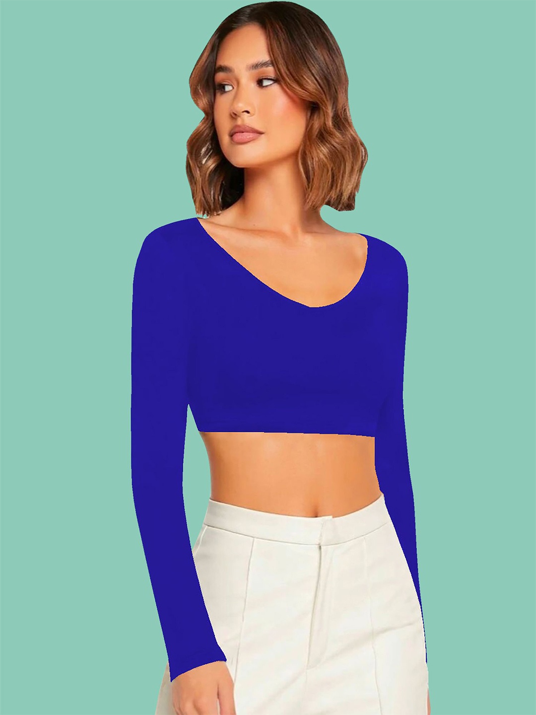 

Dream Beauty Fashion Crop Top, Blue