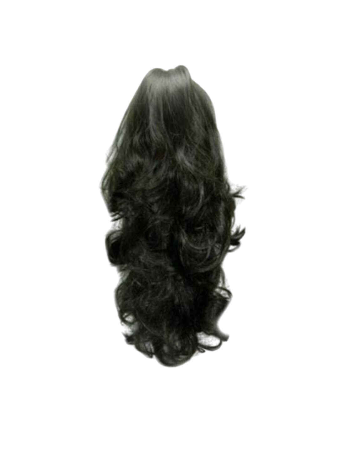 

camola deva Clip In Wavy Ponytail Hair Extension- Brown- 22 Inch