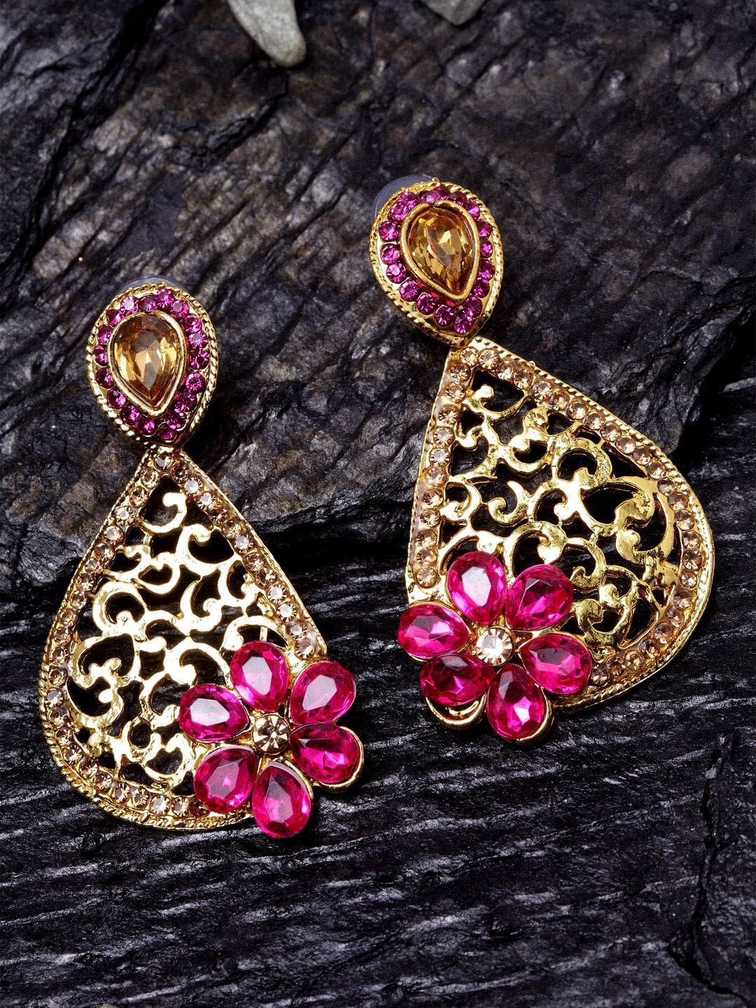 

Anouk Gold plated Contemporary Shaped Drop Earrings