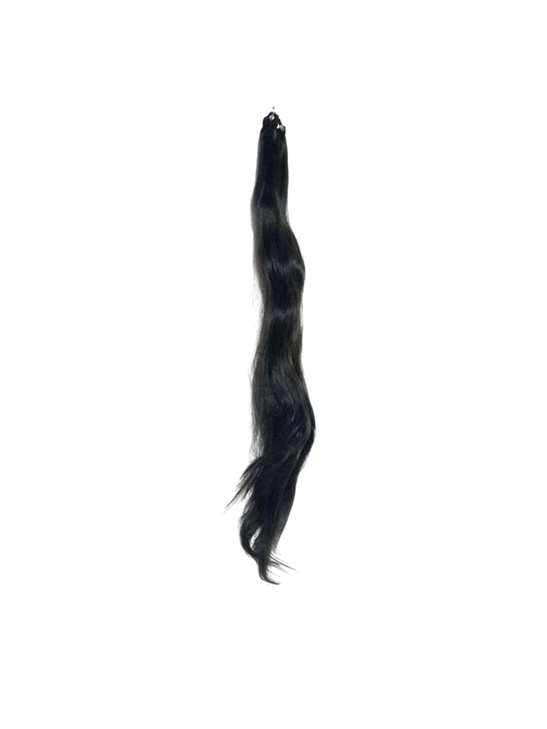 

camola deva Clip In Wavy Ponytail Hair Extension- Black- 26 Inch