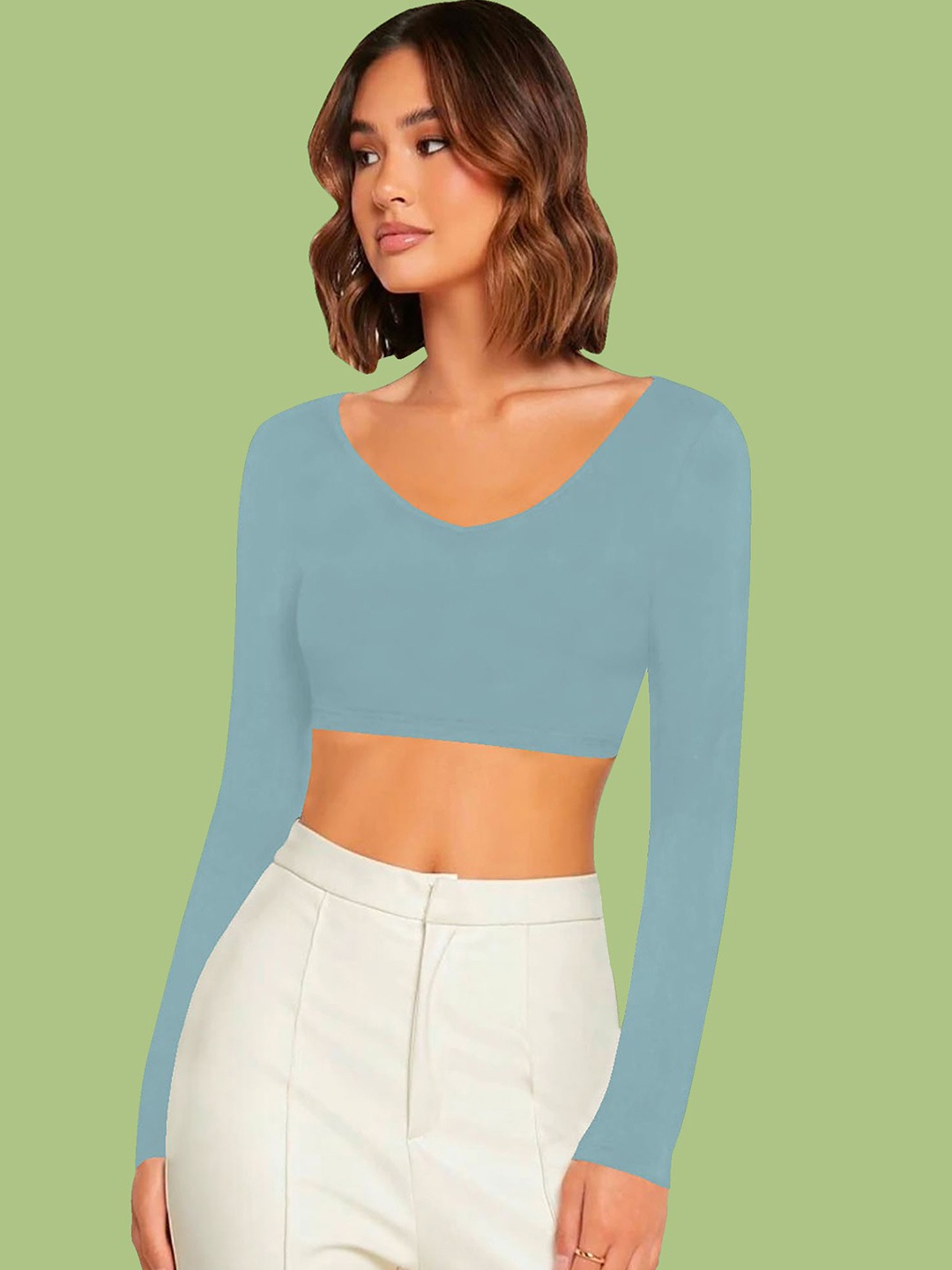 

Dream Beauty Fashion Crop Top, Teal
