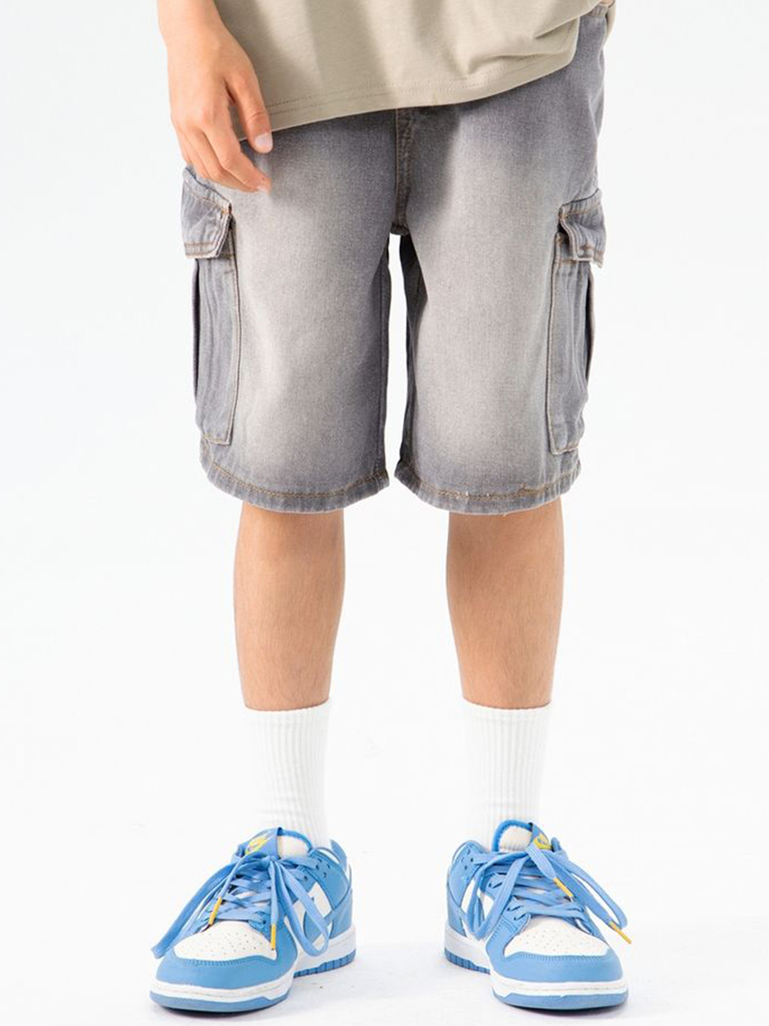 

LULU & SKY Kids High-Rise Knee Length Regular Shorts, Multi