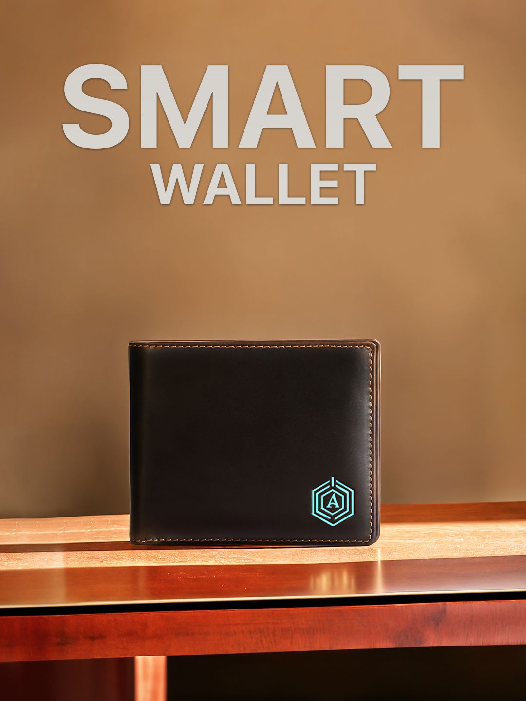 

ARISTA VAULT Men Leather Two Fold Wallet, Brown