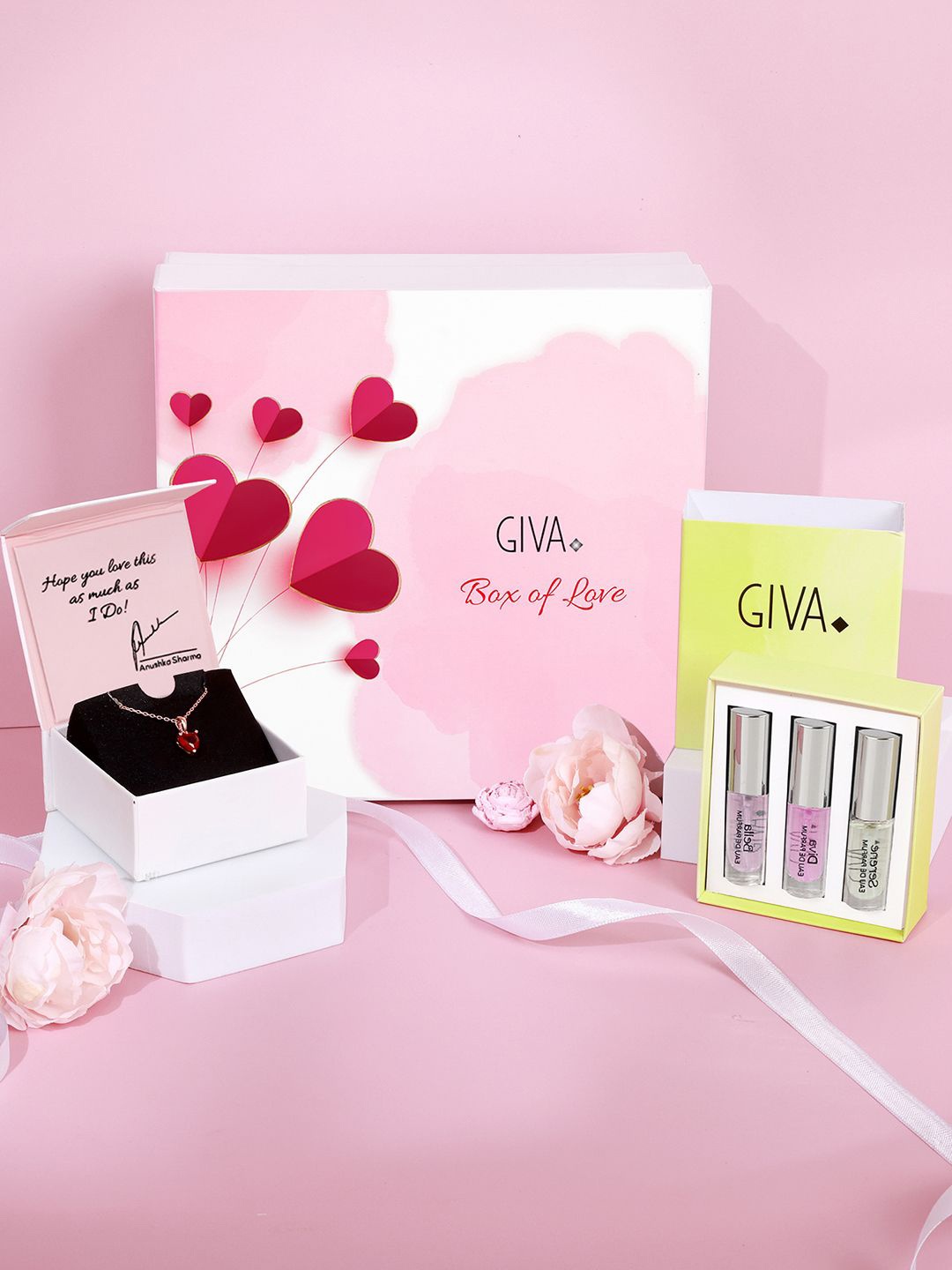 

GIVA 925 Silver Cherished Moments Gift Box, Rose gold