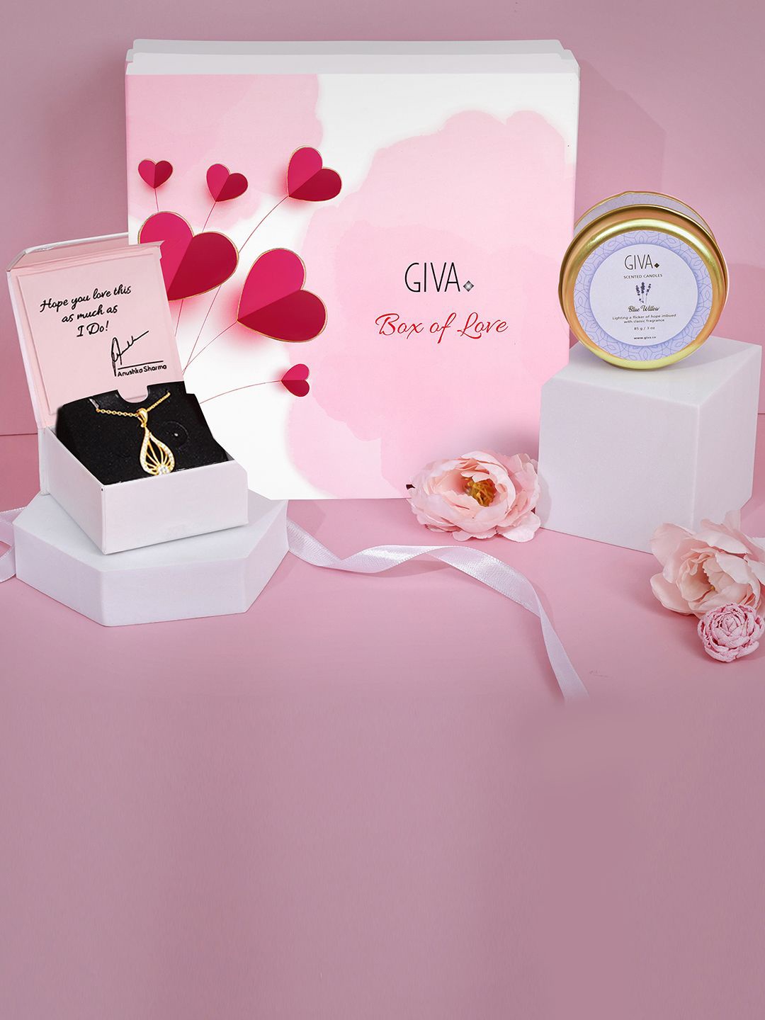 

GIVA 925 Silver Purely Yours Gift Box, Gold