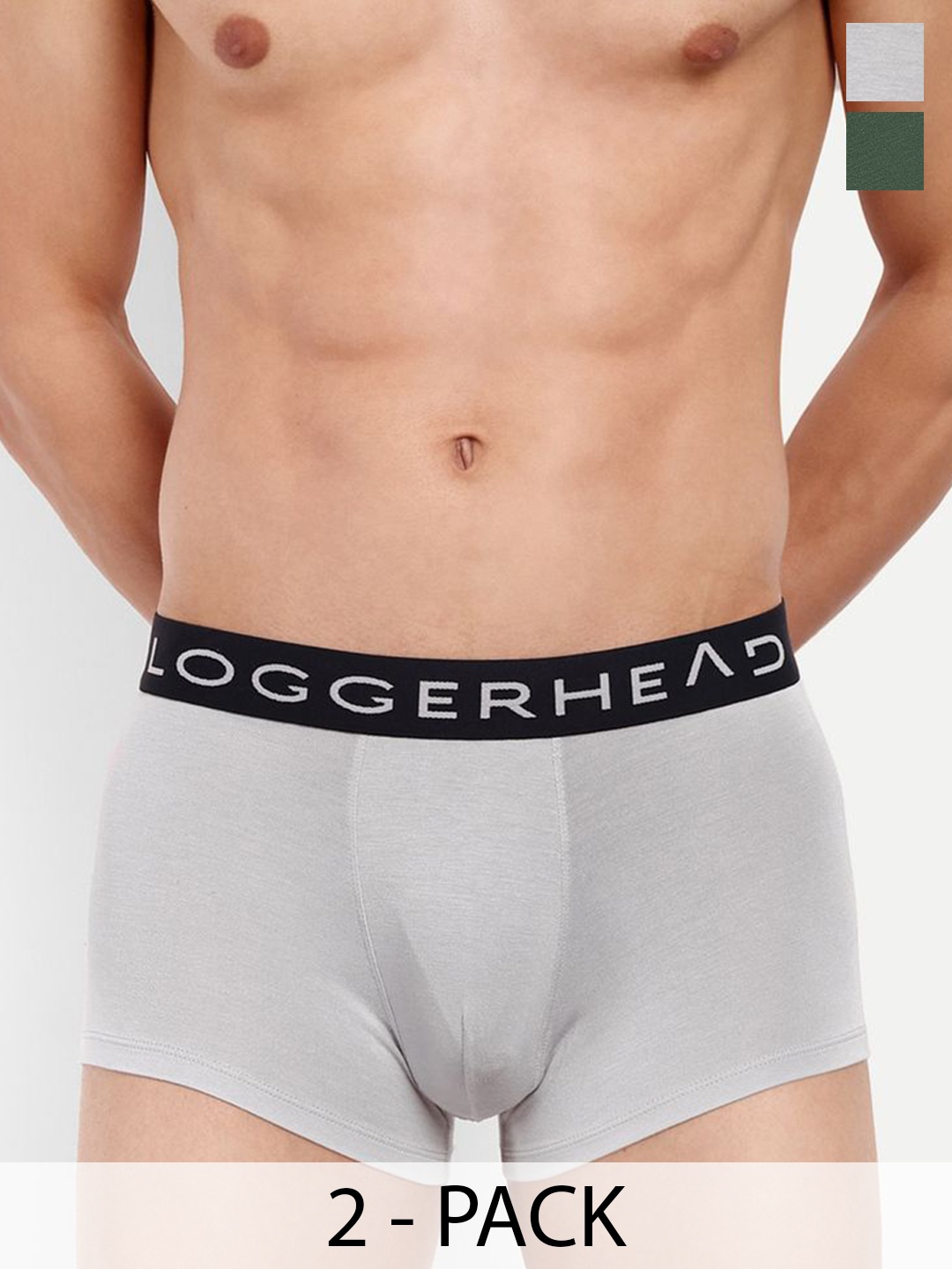 

LOGGERHEAD Pack Of 2 Mid Rise Trunks - LHMT013-Garden-Harbar-Garden-Harbar, Green