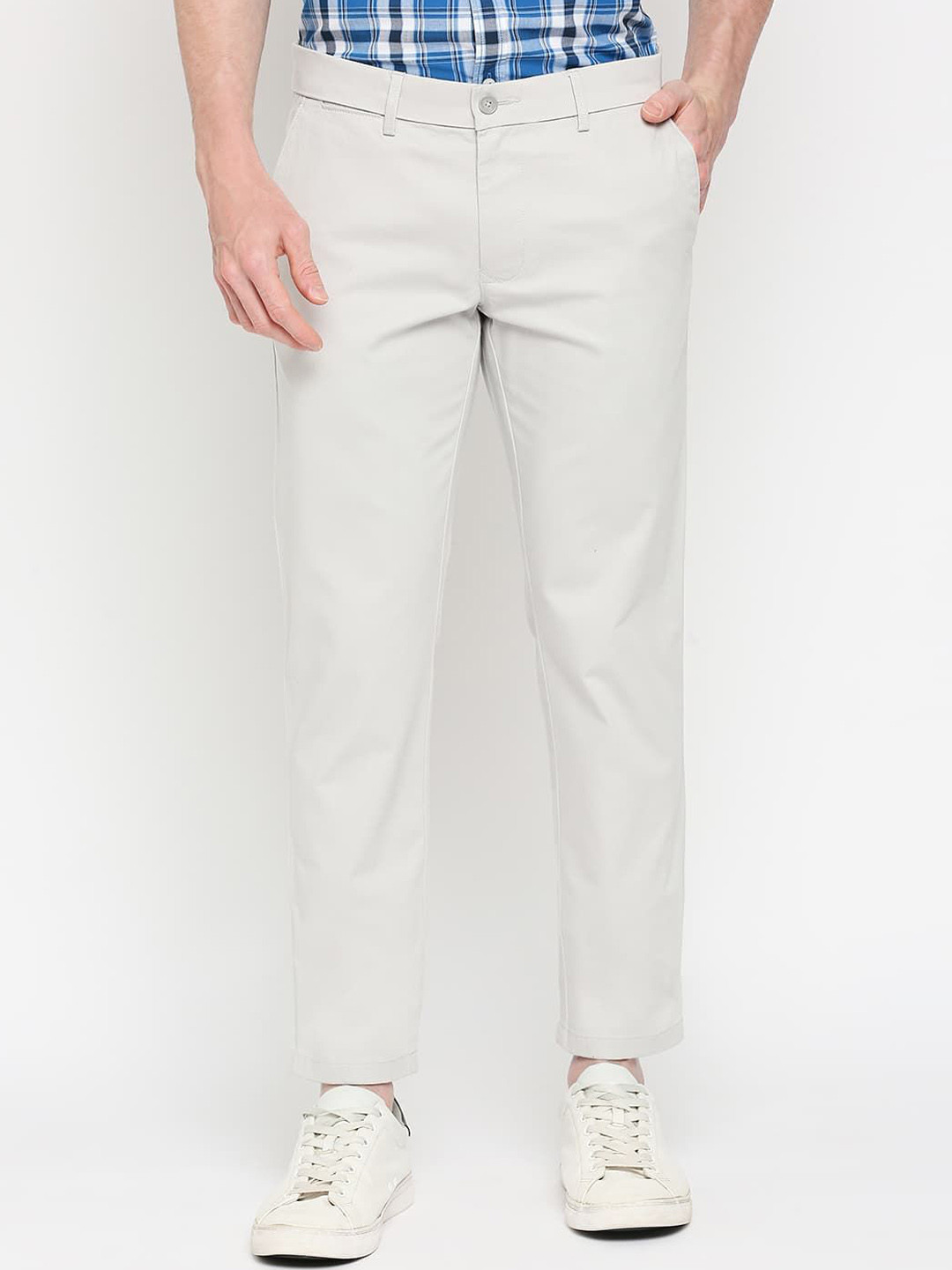 

Basics Men Comfort Trousers, Grey