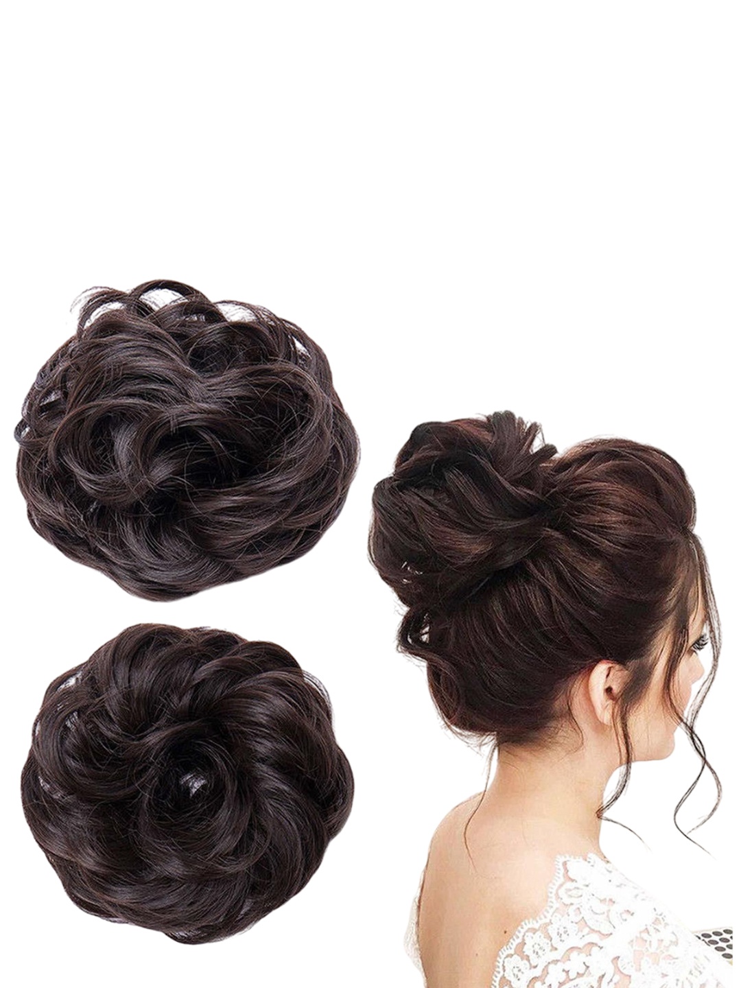 

camola deva Wavy Halo Hair Extension - 6 Inch - Black