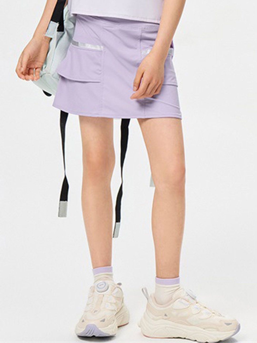 

LULU & SKY Girls Flexi Waist Above Skirt, Purple