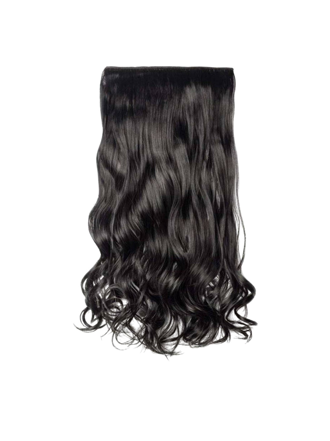 

camola deva Clip-In Curly Hair Extension - Black - 22 Inch