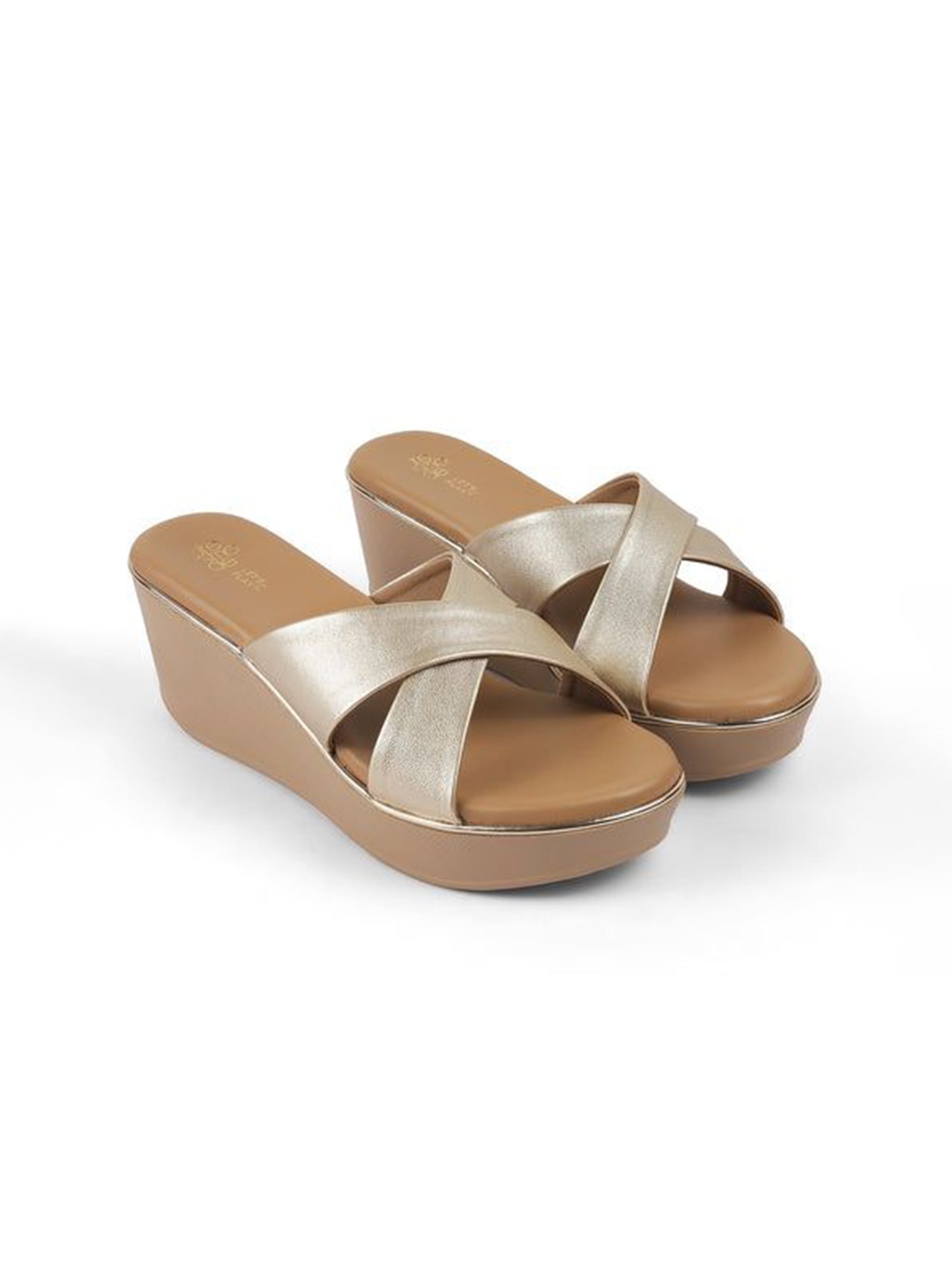 

Tresmode Wedge Heel Sandals, Gold