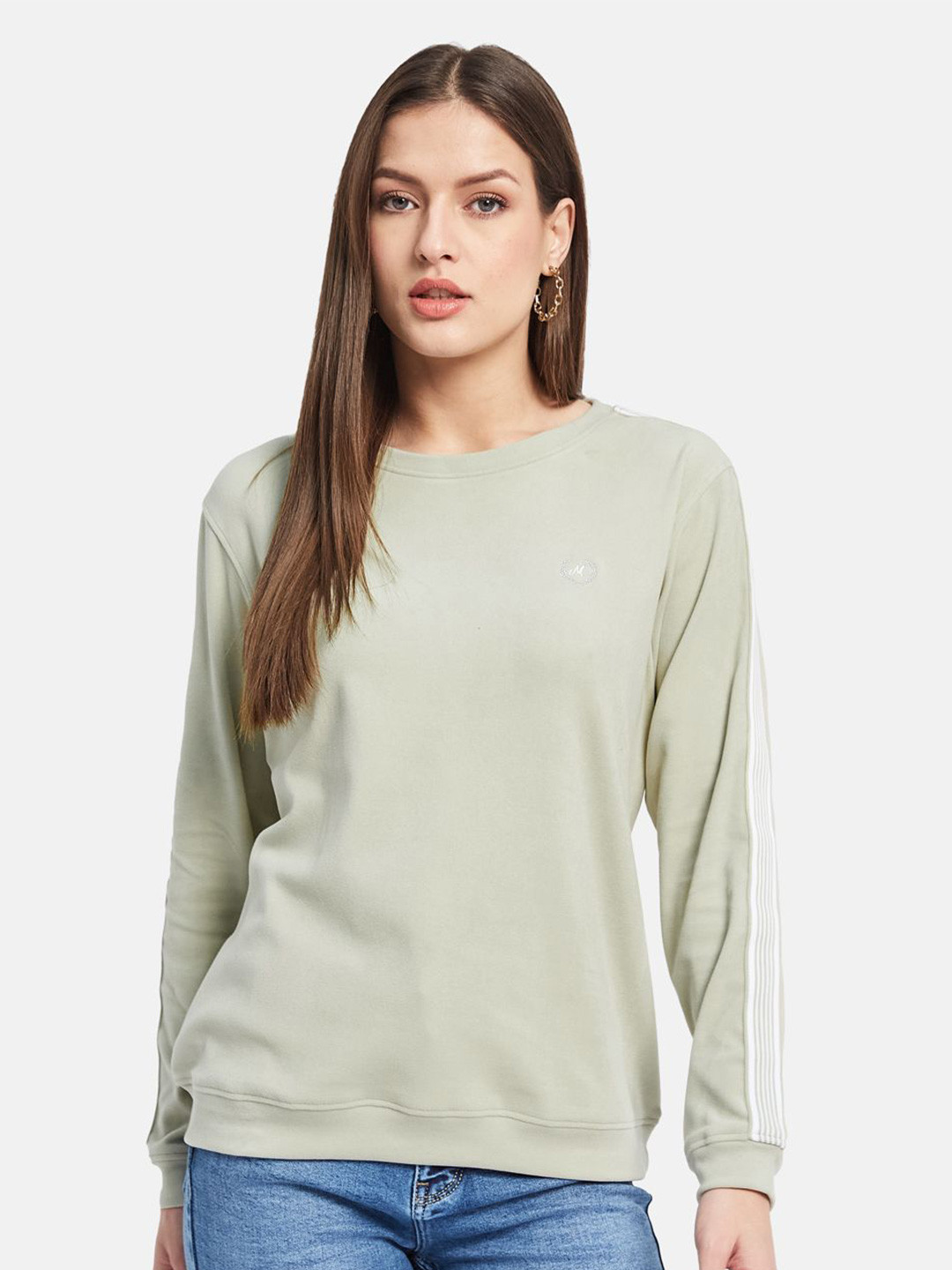 

METTLE Women Sweatshirt, Olive