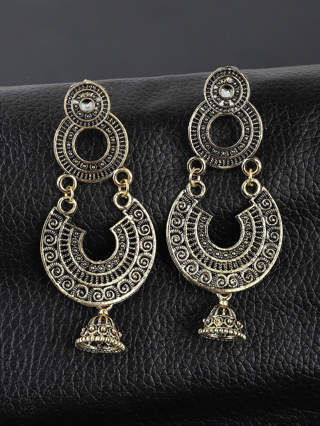 

Anouk Gold-Plated Contemporary Shaped Drop Earrings