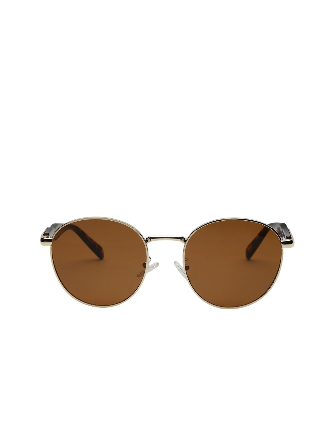 

HASHTAG EYEWEAR Unisex Oval Sunglasses with UV Protected Lens D_VS_8008, Brown