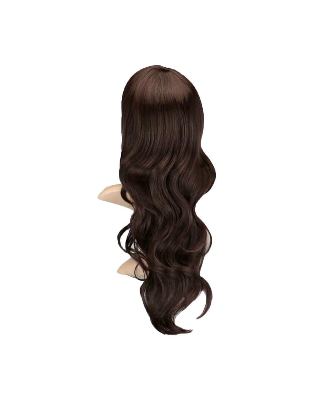 

camola deva Clip-In Full Head Wavy Hair Extension - Brown - 36 Inch