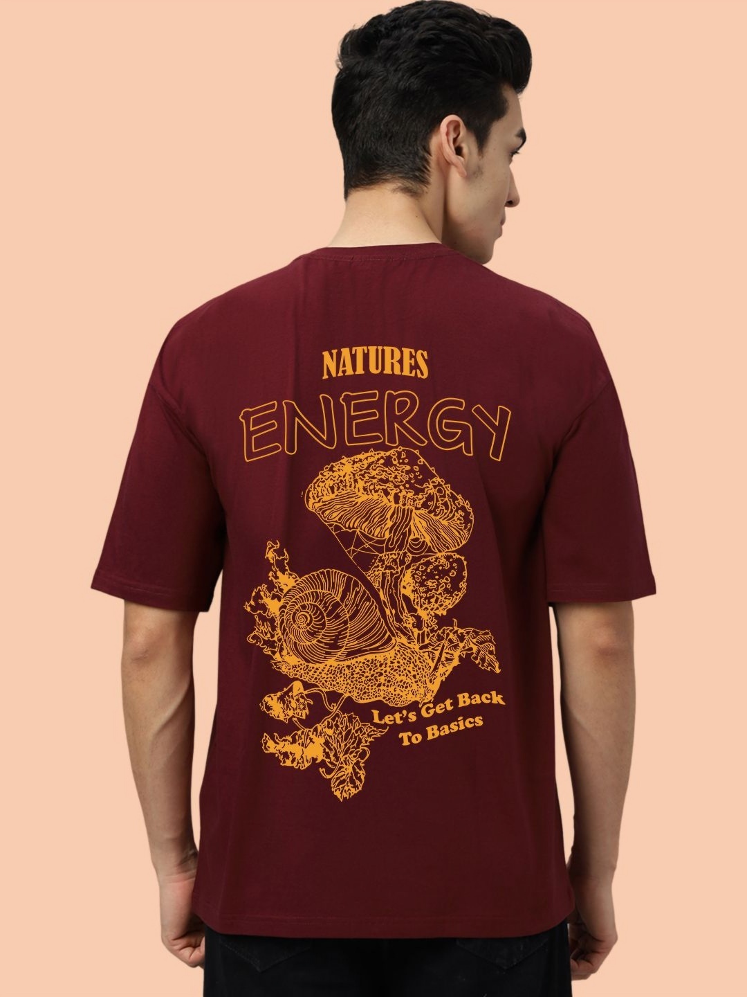 

Wear Your Opinion Men Graphic Printed Round Neck Cotton Relaxed Fit T-shirt, Maroon